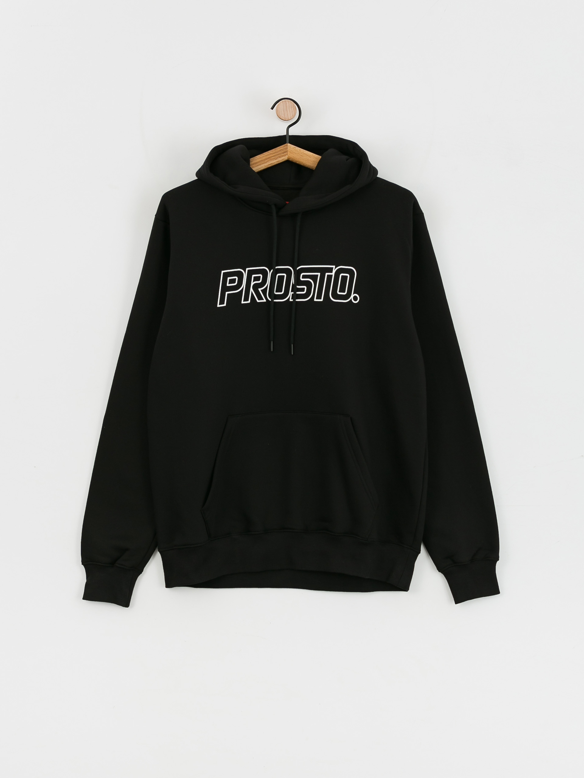 Prosto Logoute HD Kapucnis pulóver (black)