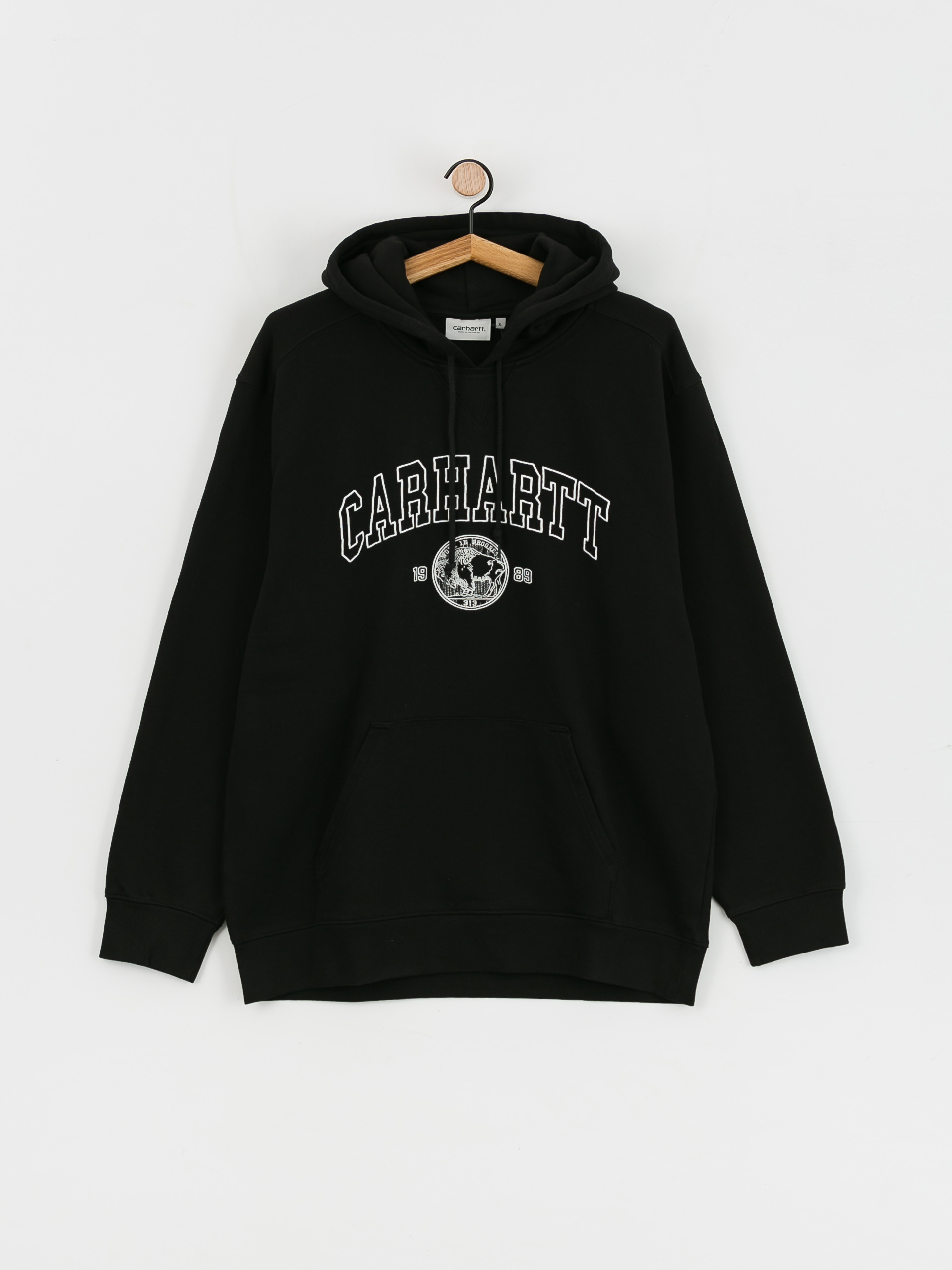 Carhartt WIP Coin HD Kapucnis pulóver (black/white)