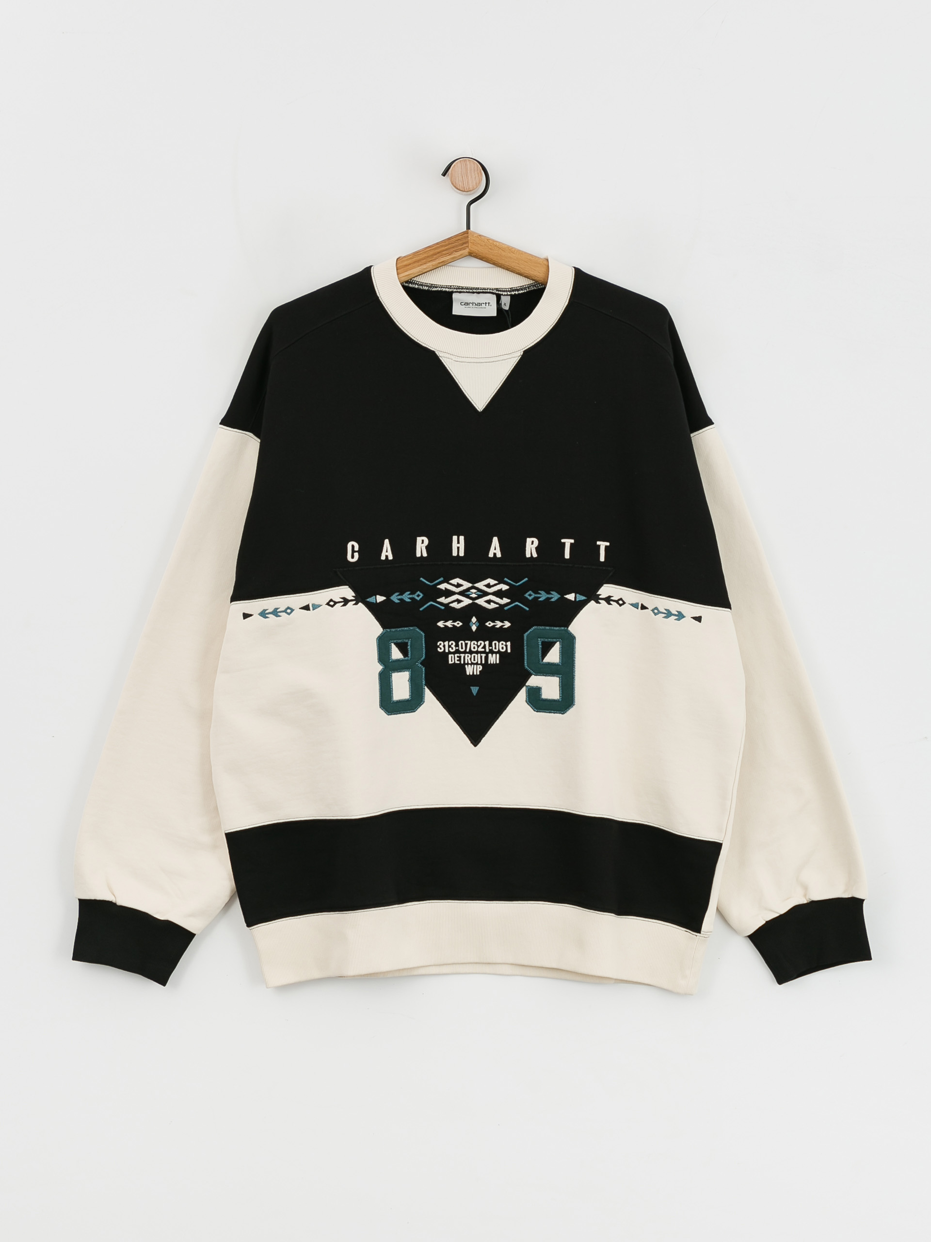Carhartt WIP Santa Fe Pulóver (black/natural)