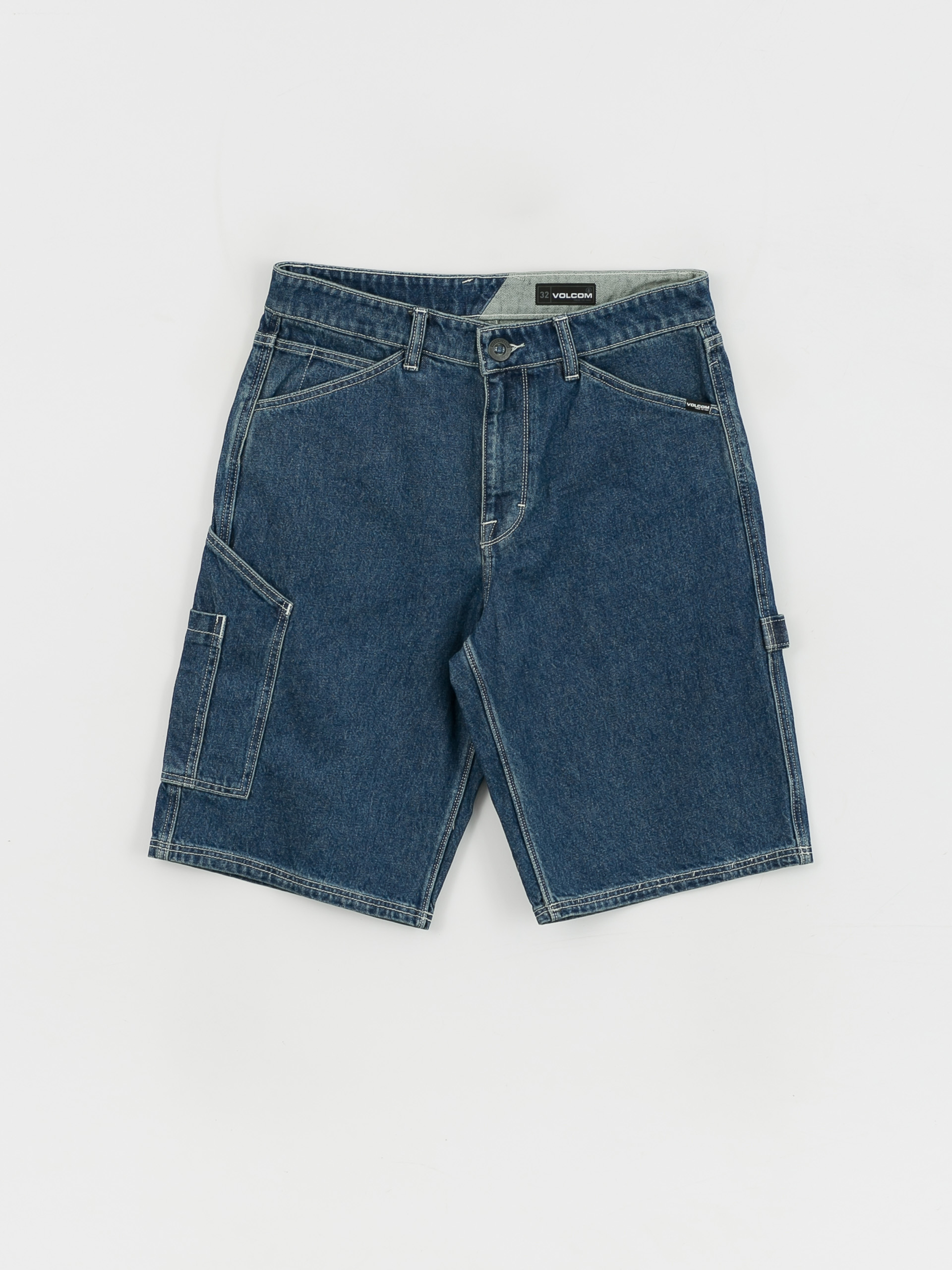 Volcom Labored Denim Utility Rövidnadrág (indigo ridge wash)