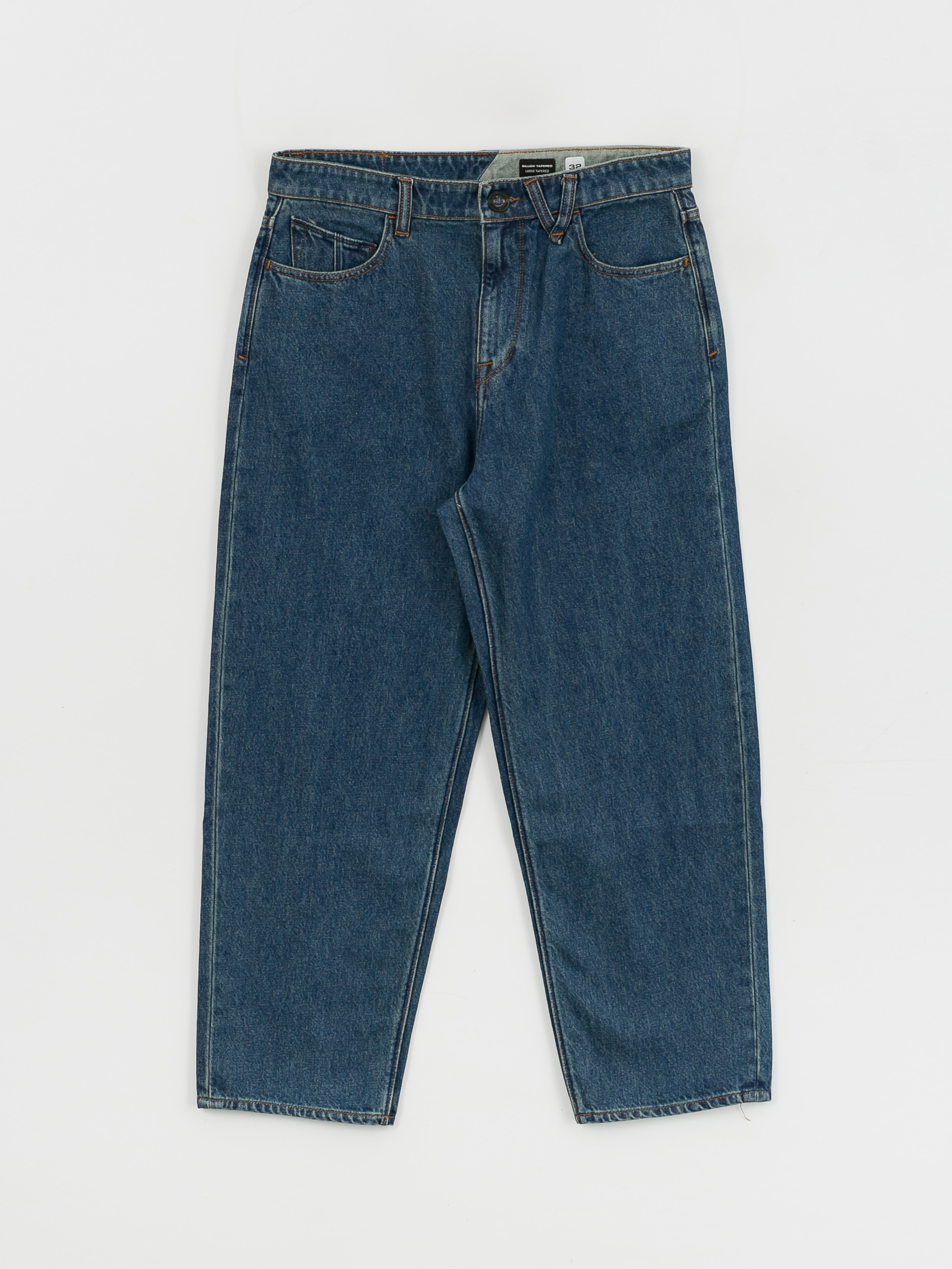 Volcom Billow Tapered Kisnadrág (indigo ridge wash)