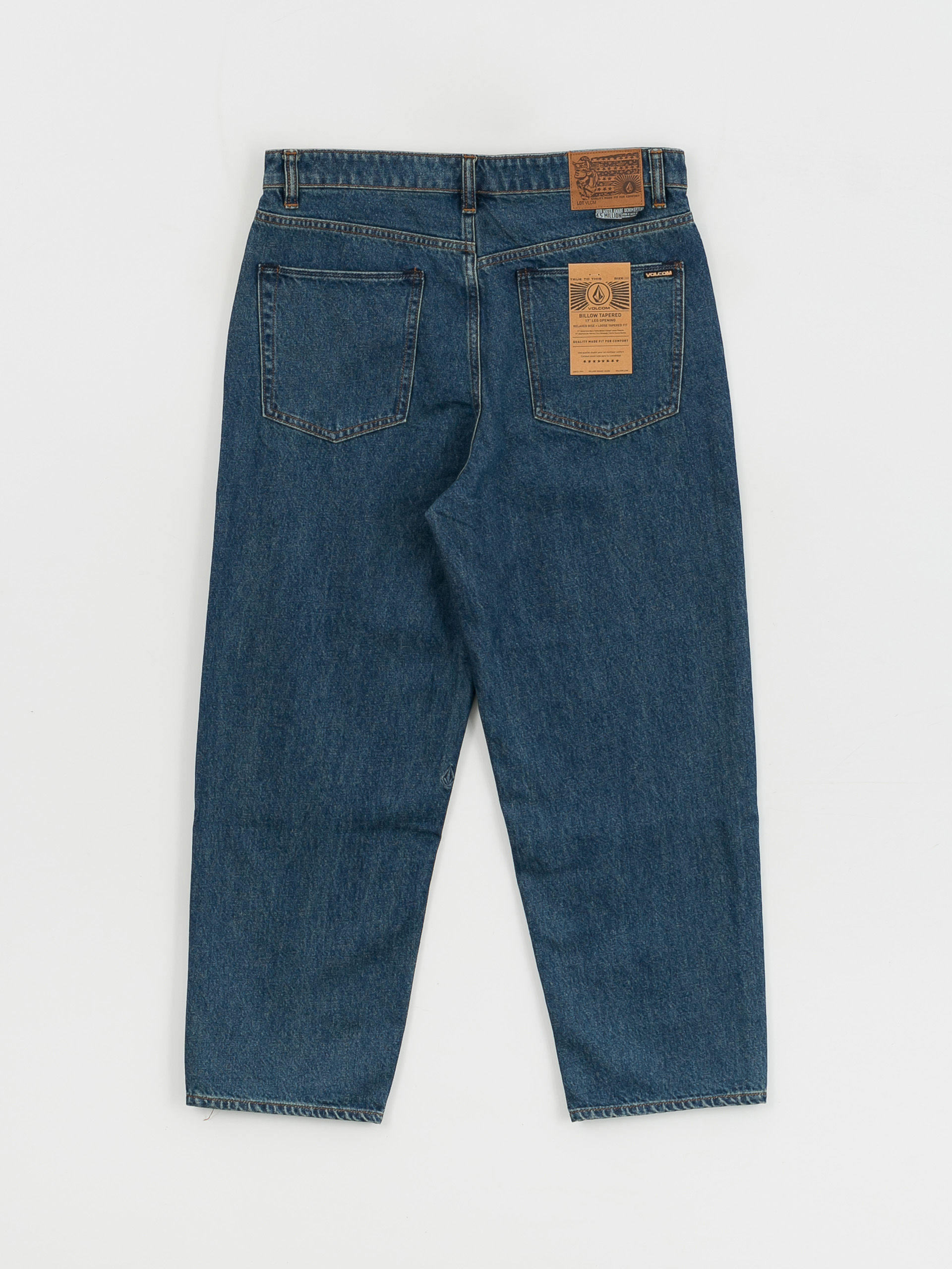 Volcom Billow Tapered Kisnadrág (indigo ridge wash)