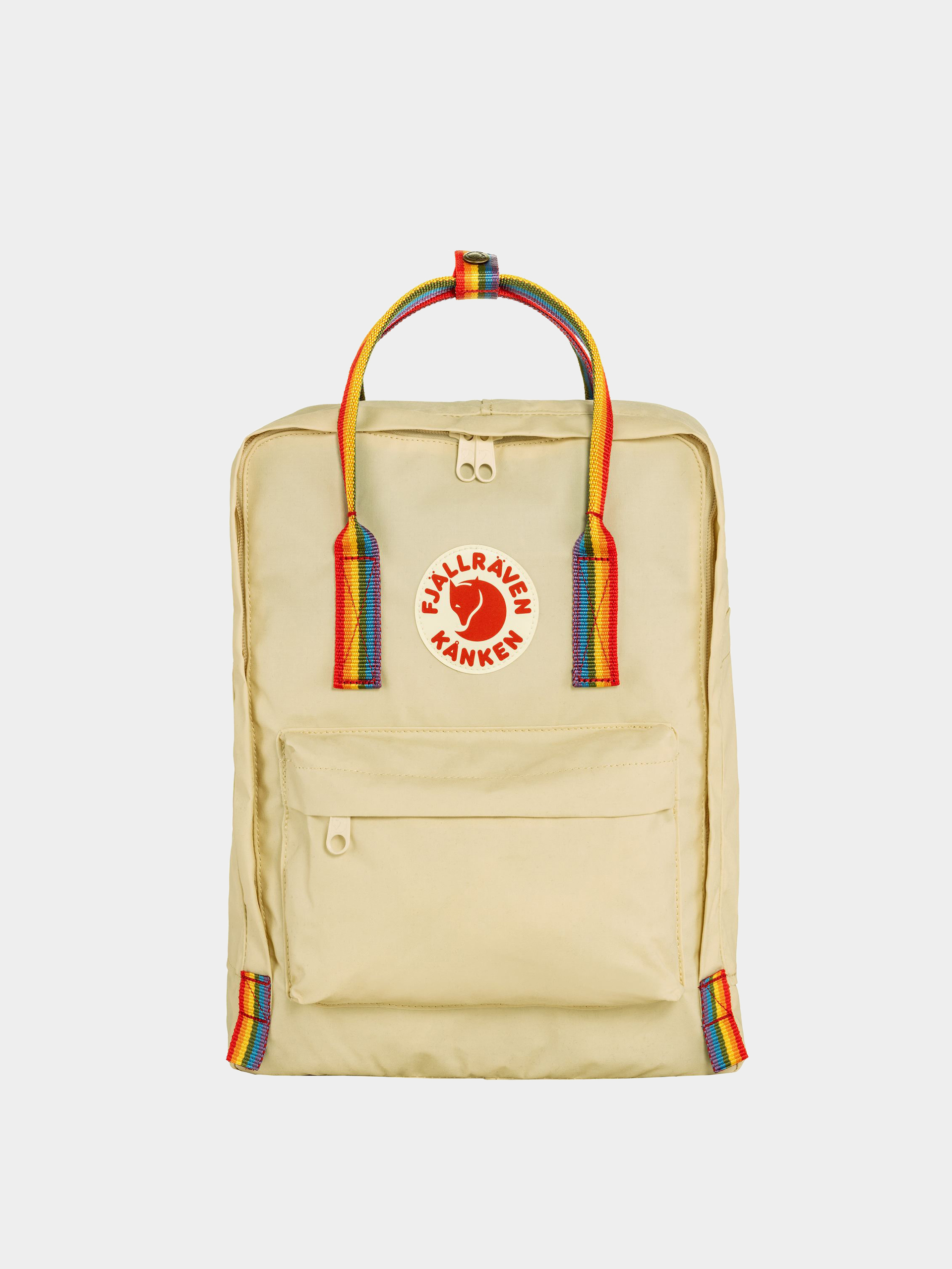Fjallraven Kanken Rainbow Hátizsák (light oak-rainbow pattern)