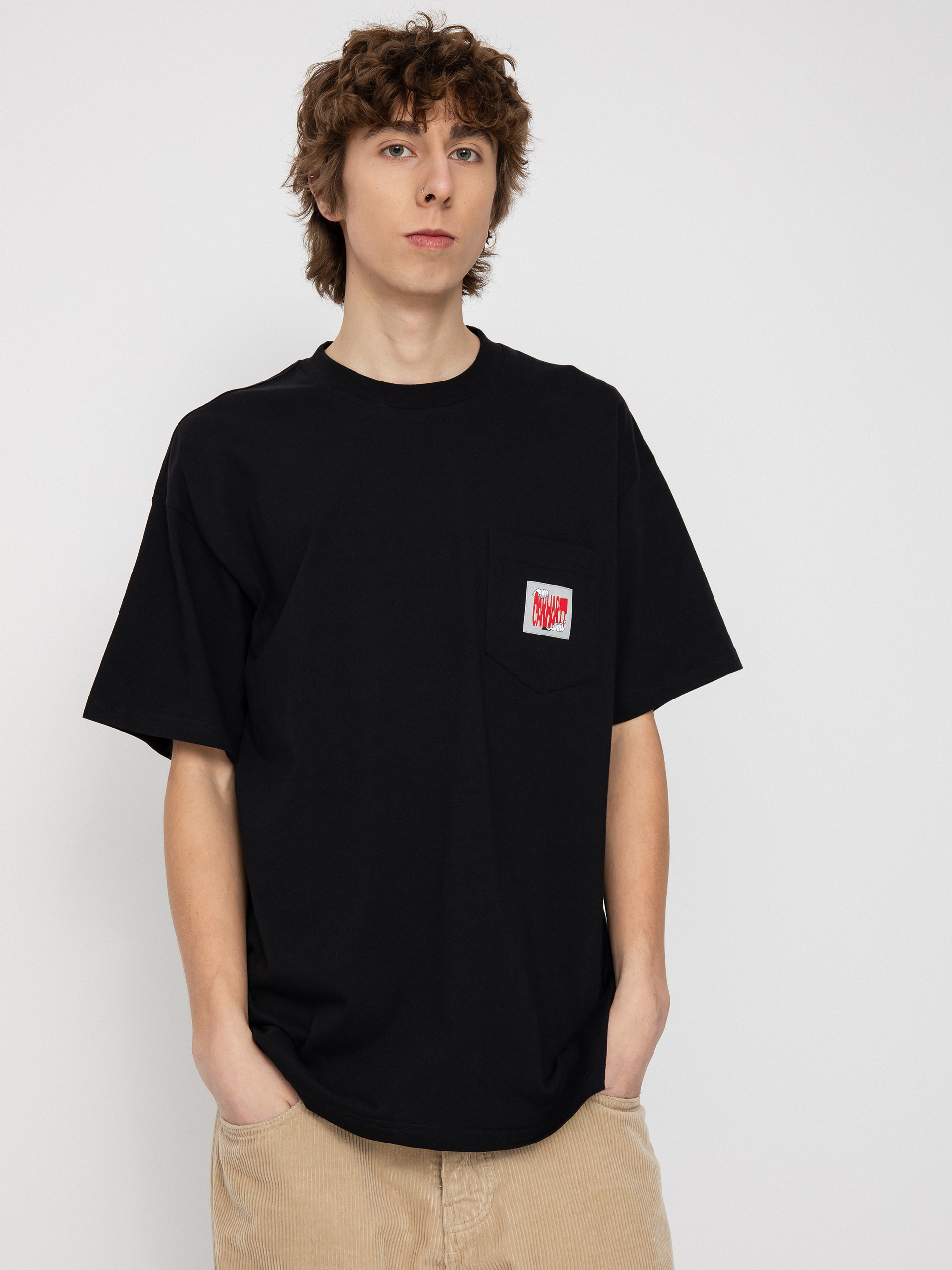 Carhartt WIP Stretch Pocket póló (black)