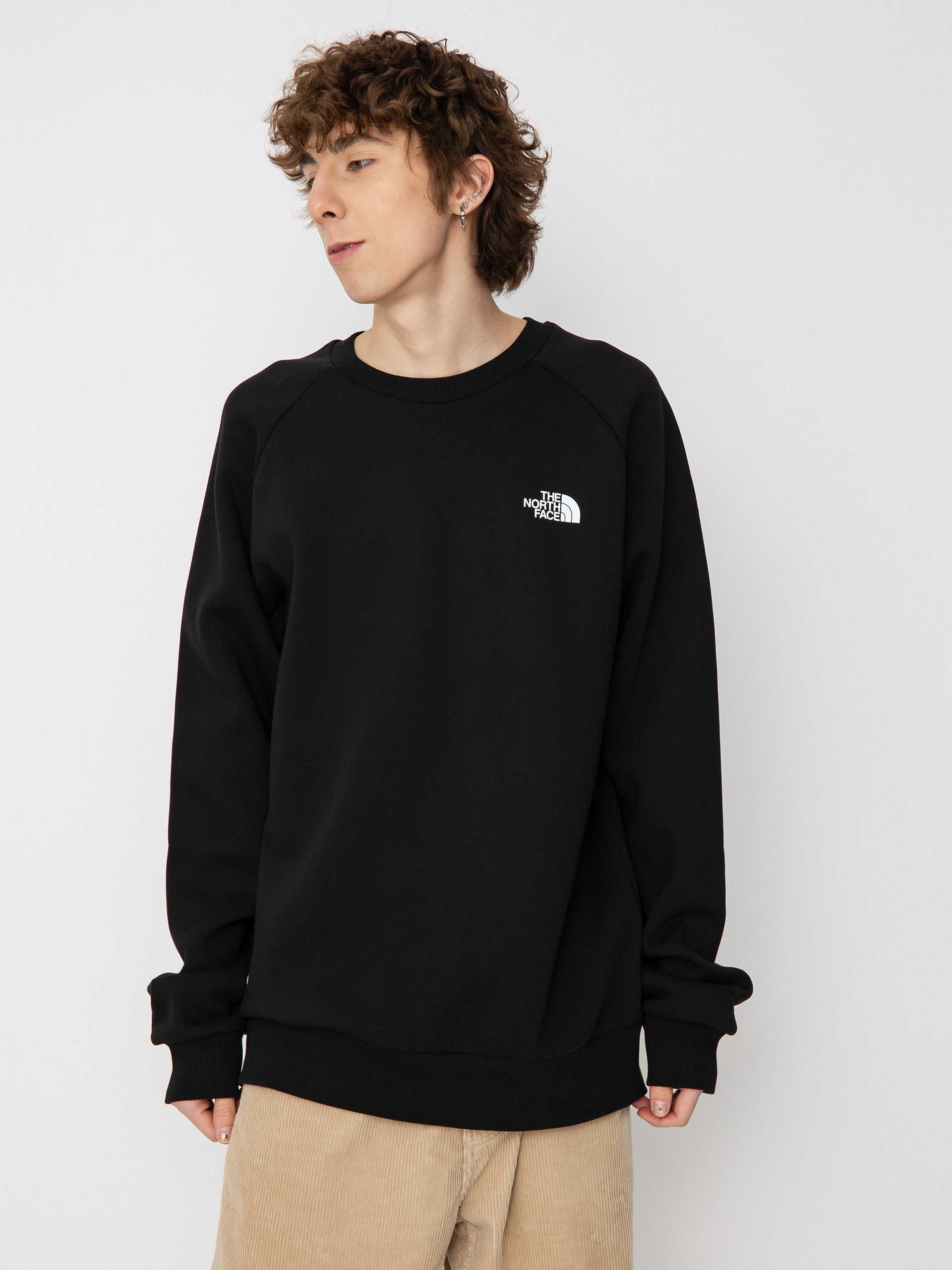 The North Face Raglan Redbox Pulóver (black/red)