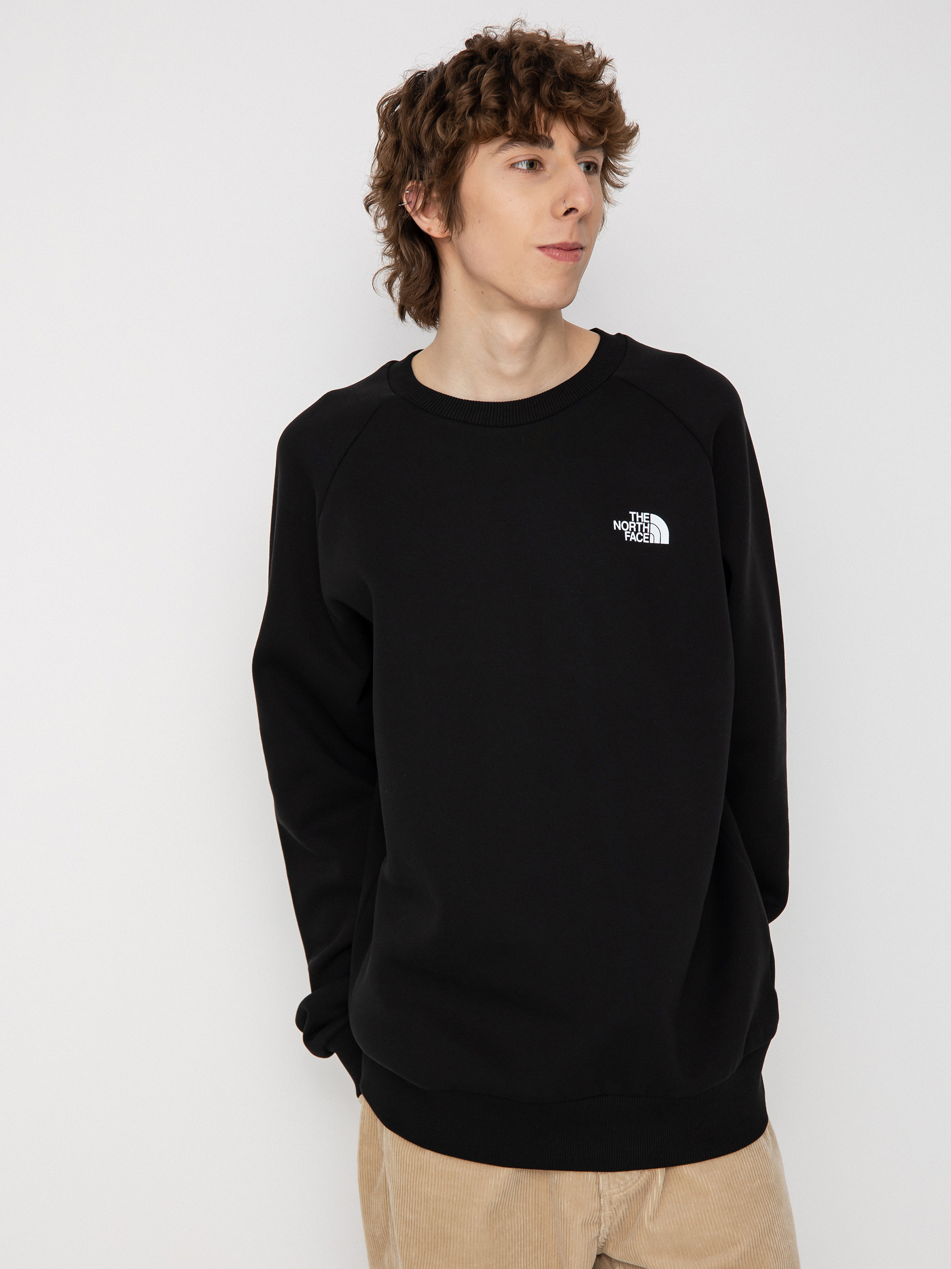 The North Face Raglan Redbox Pulóver (black/red)