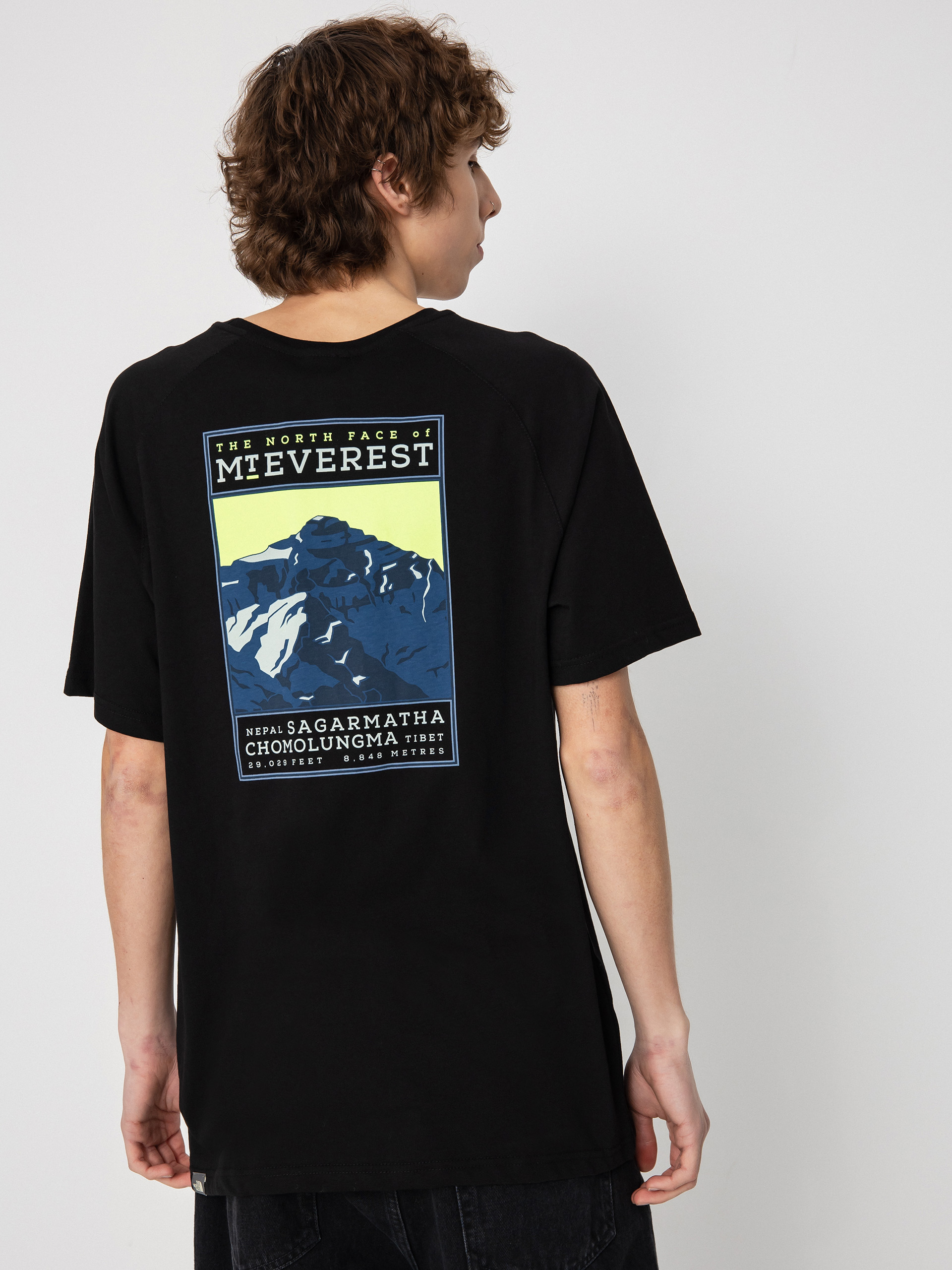 The North Face North Faces póló (tnf black/led yellow)