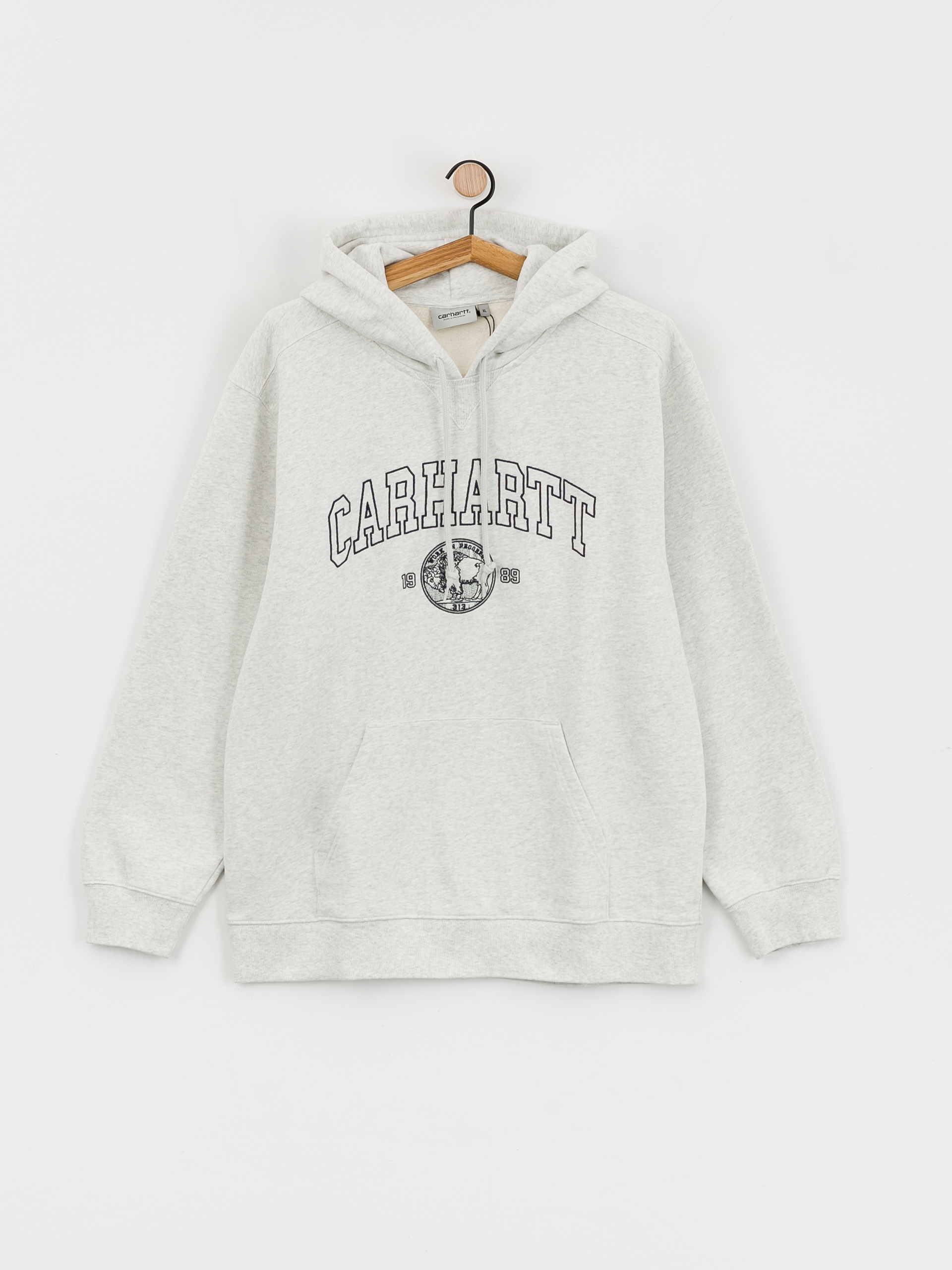 Carhartt WIP Coin HD Kapucnis pulóver (ash heather/atom blue)