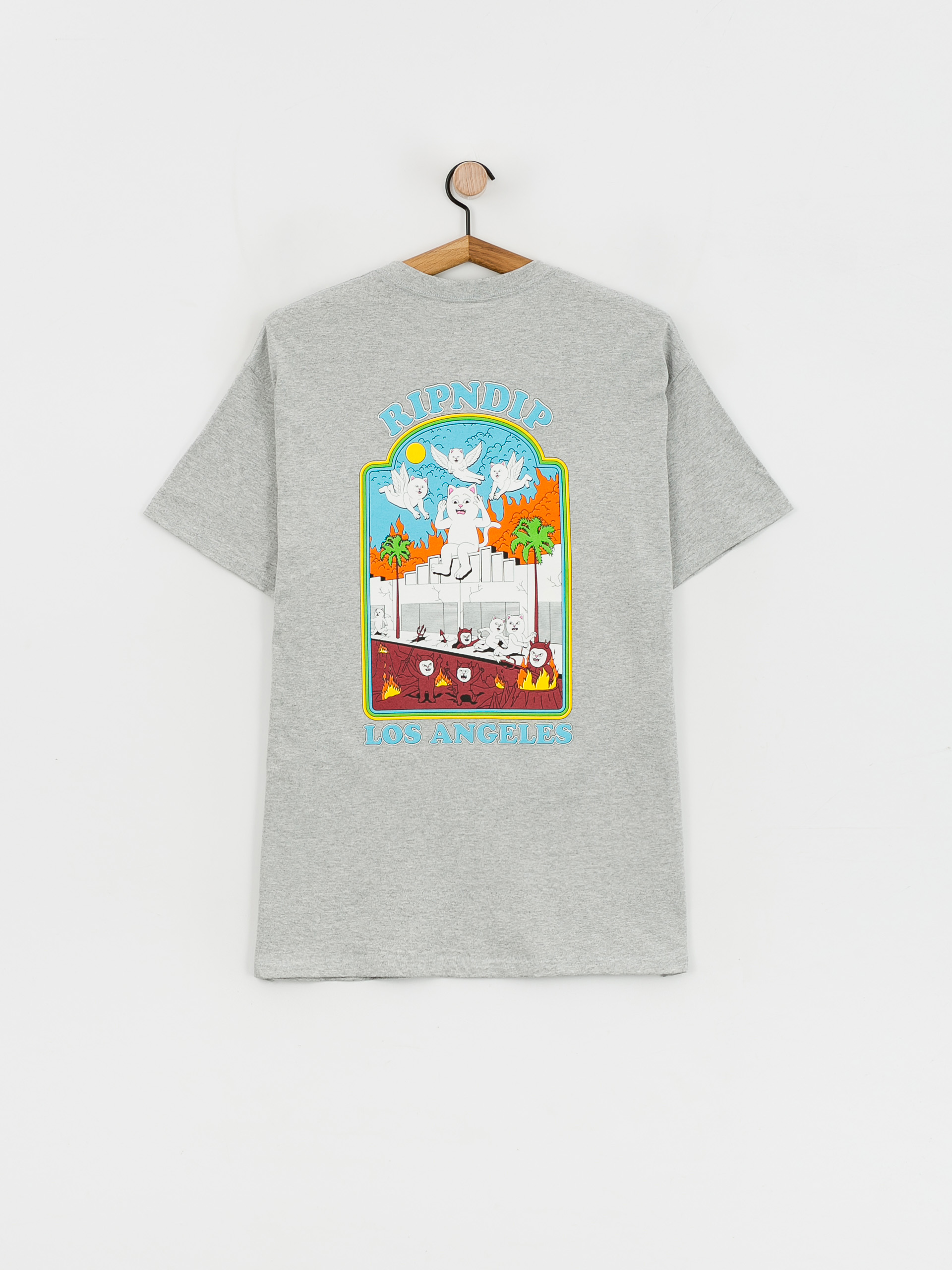 RipNDip Heaven On Earth póló (ash heather)