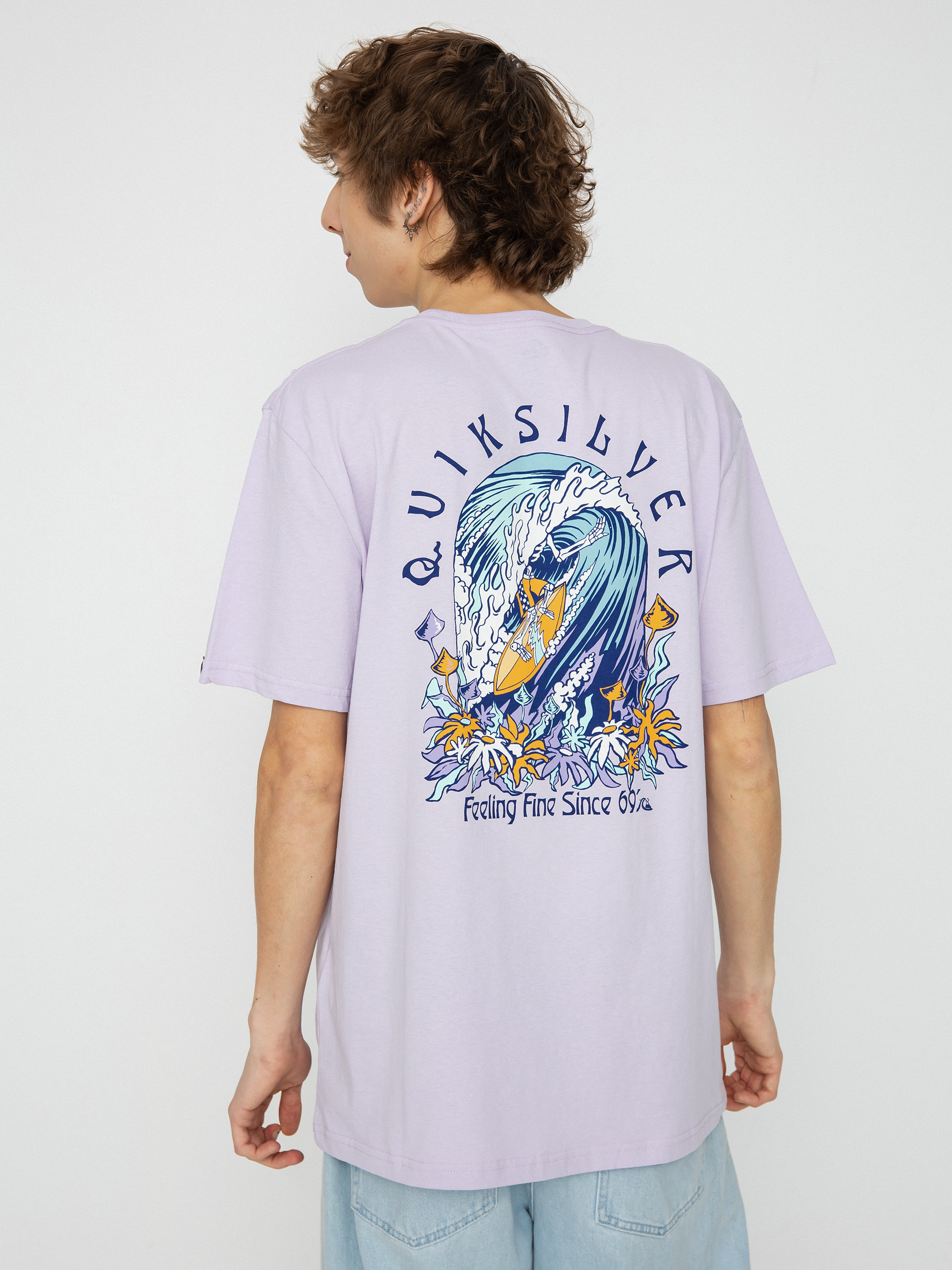 Quiksilver Original Barrel póló (pastel lilac)