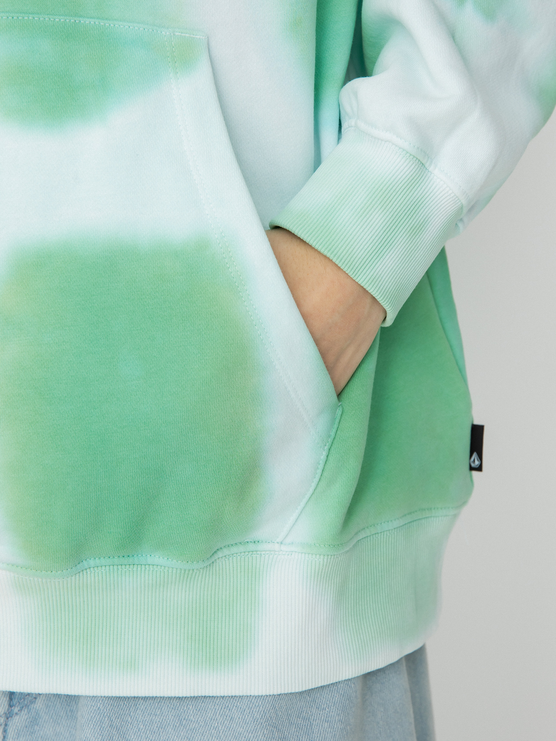 Volcom Trippin Dye HD Kapucnis pulóver (bottle green)