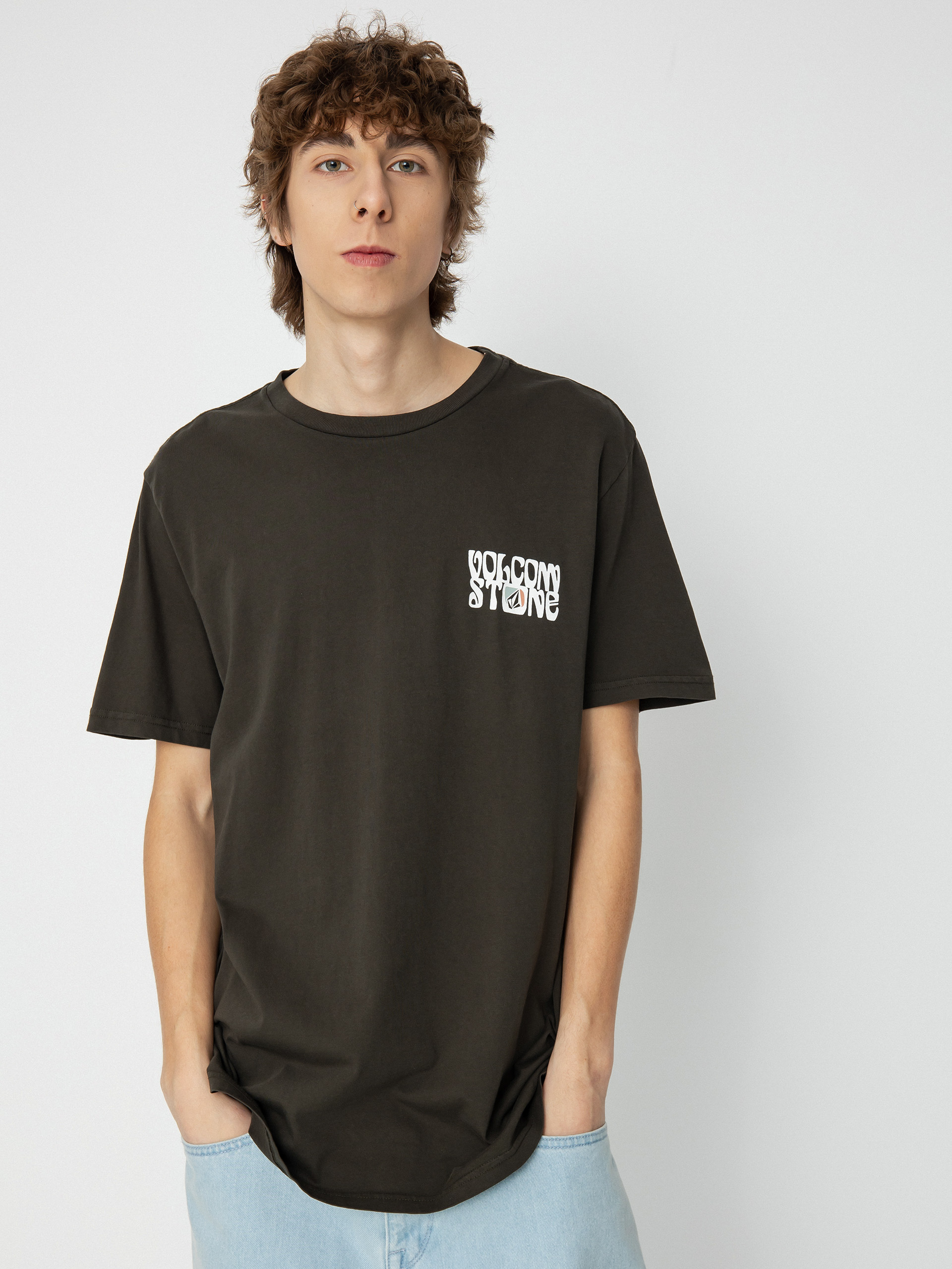 Volcom Feline póló (rinsed black)