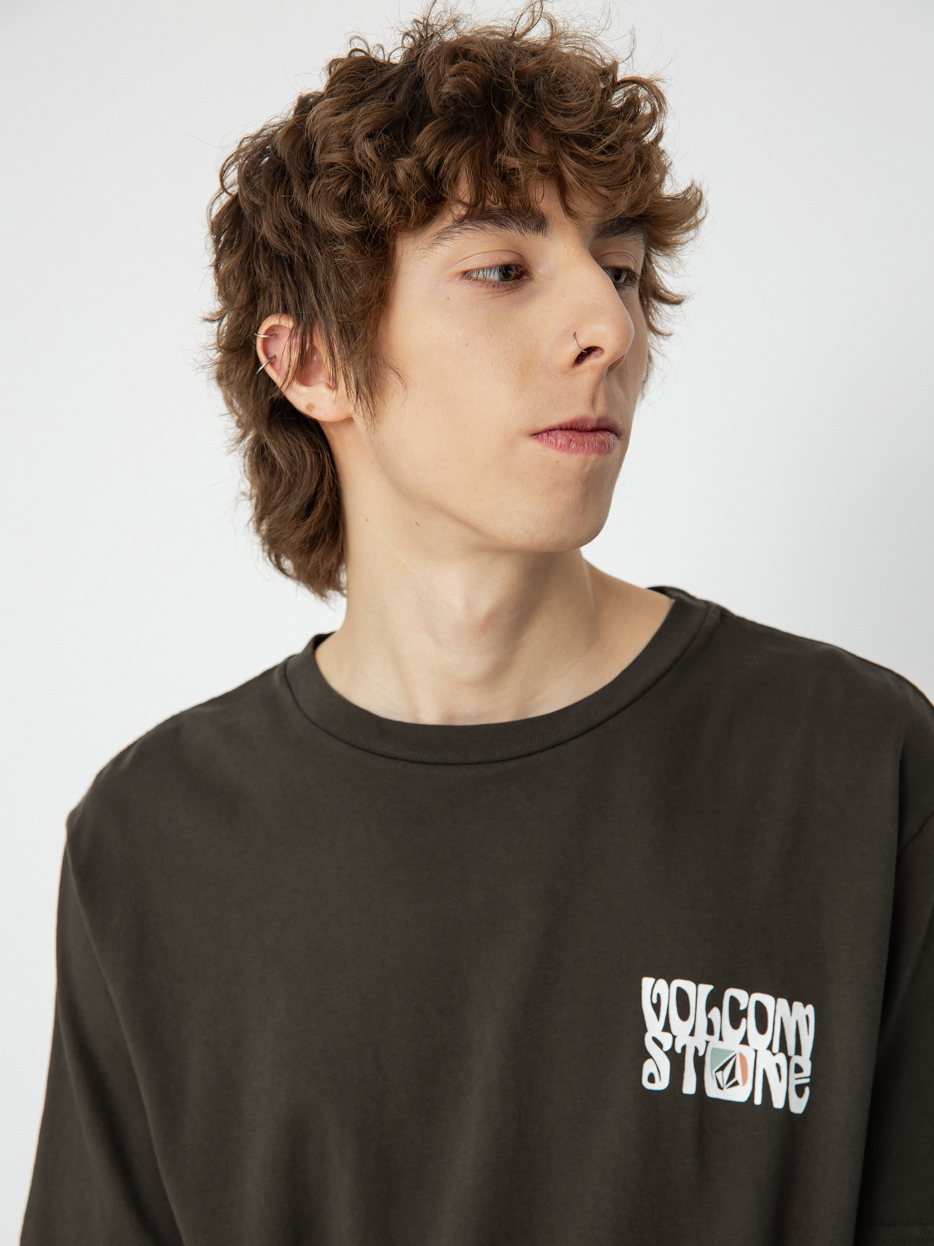 Volcom Feline póló (rinsed black)