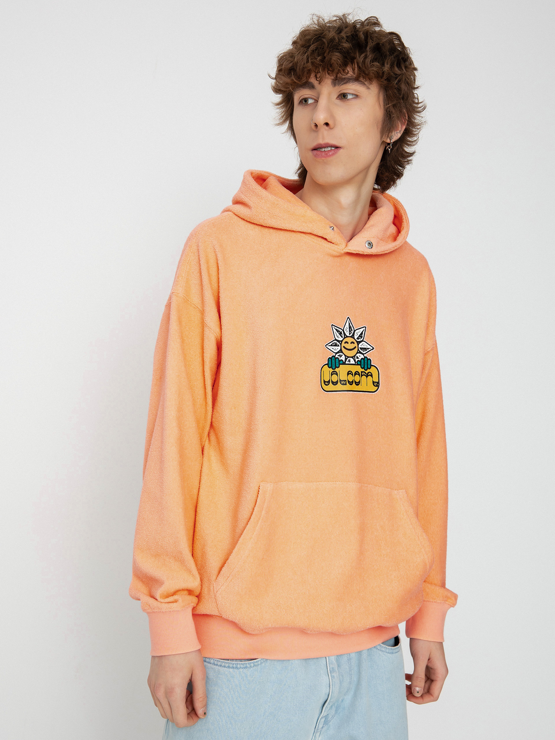 Volcom Chillhood HD Kapucnis pulóver (peach bud)