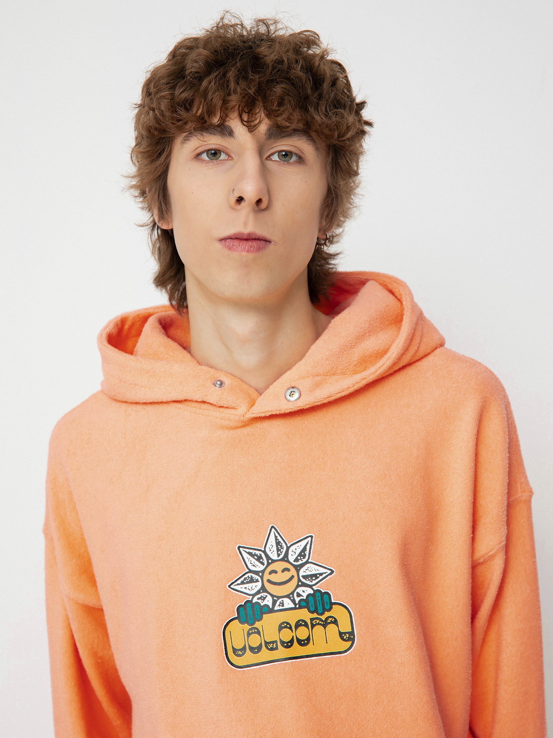 Volcom Chillhood HD Kapucnis pulóver (peach bud)