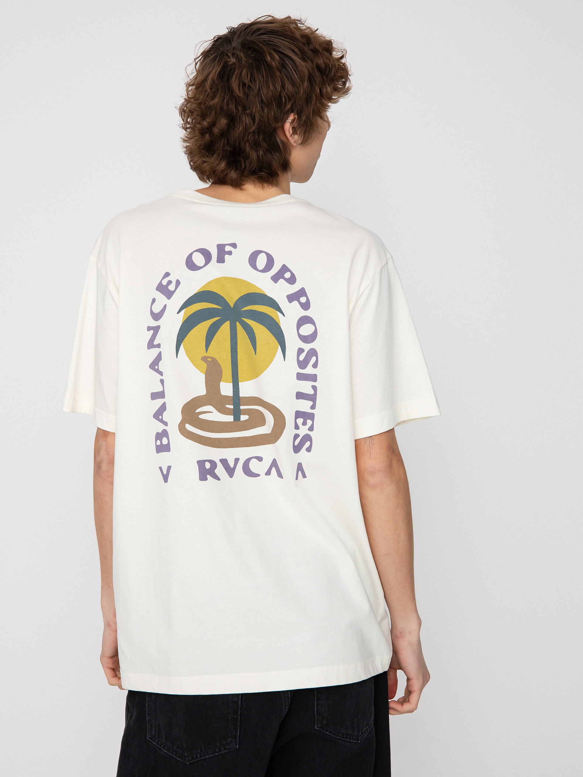 RVCA Cobra Mirage póló (antique white)