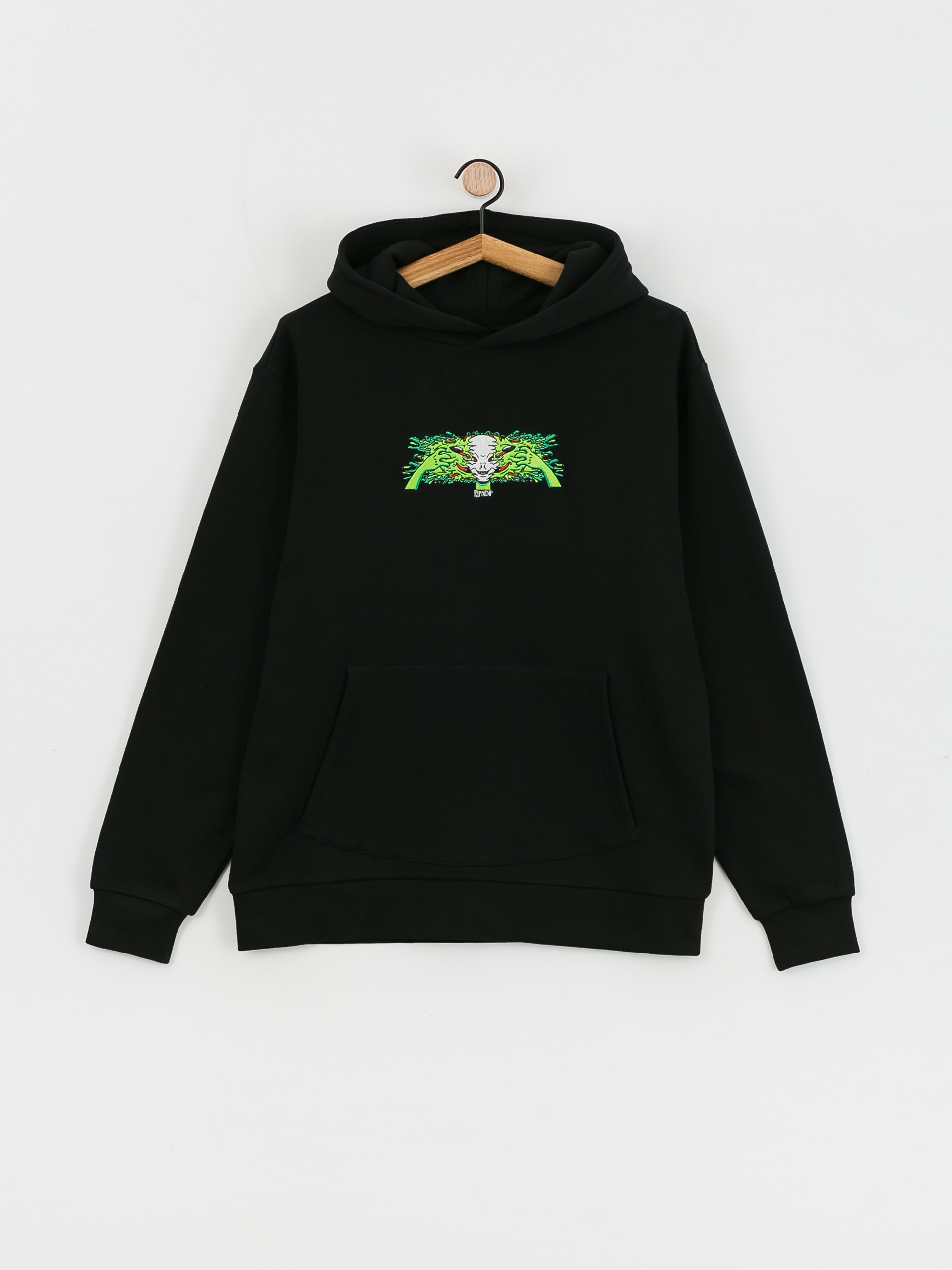 RipNDip Skull Face HD Kapucnis pulóver (black)