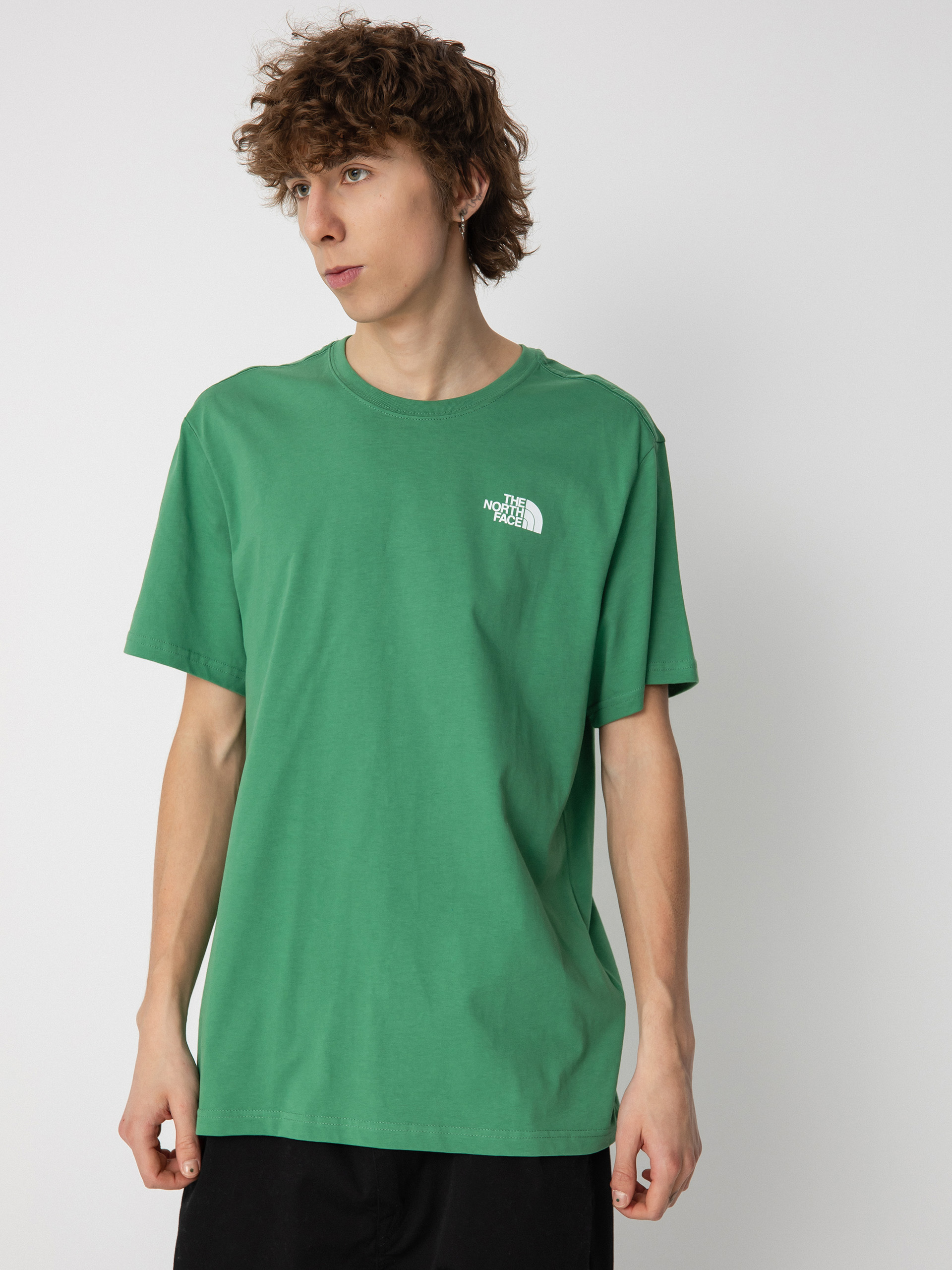 The North Face Redbox póló (deep grass green)