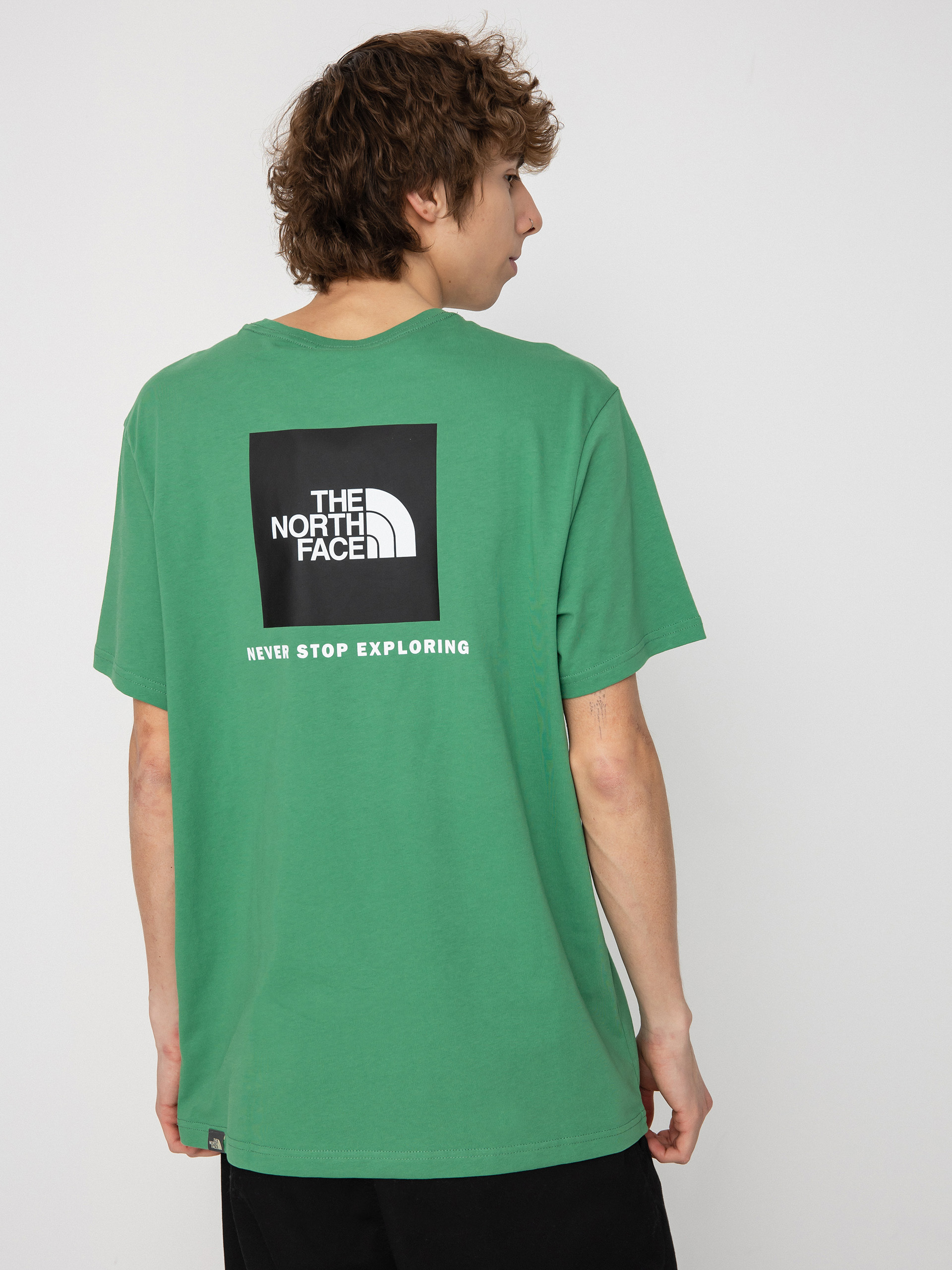 The North Face Redbox póló (deep grass green)