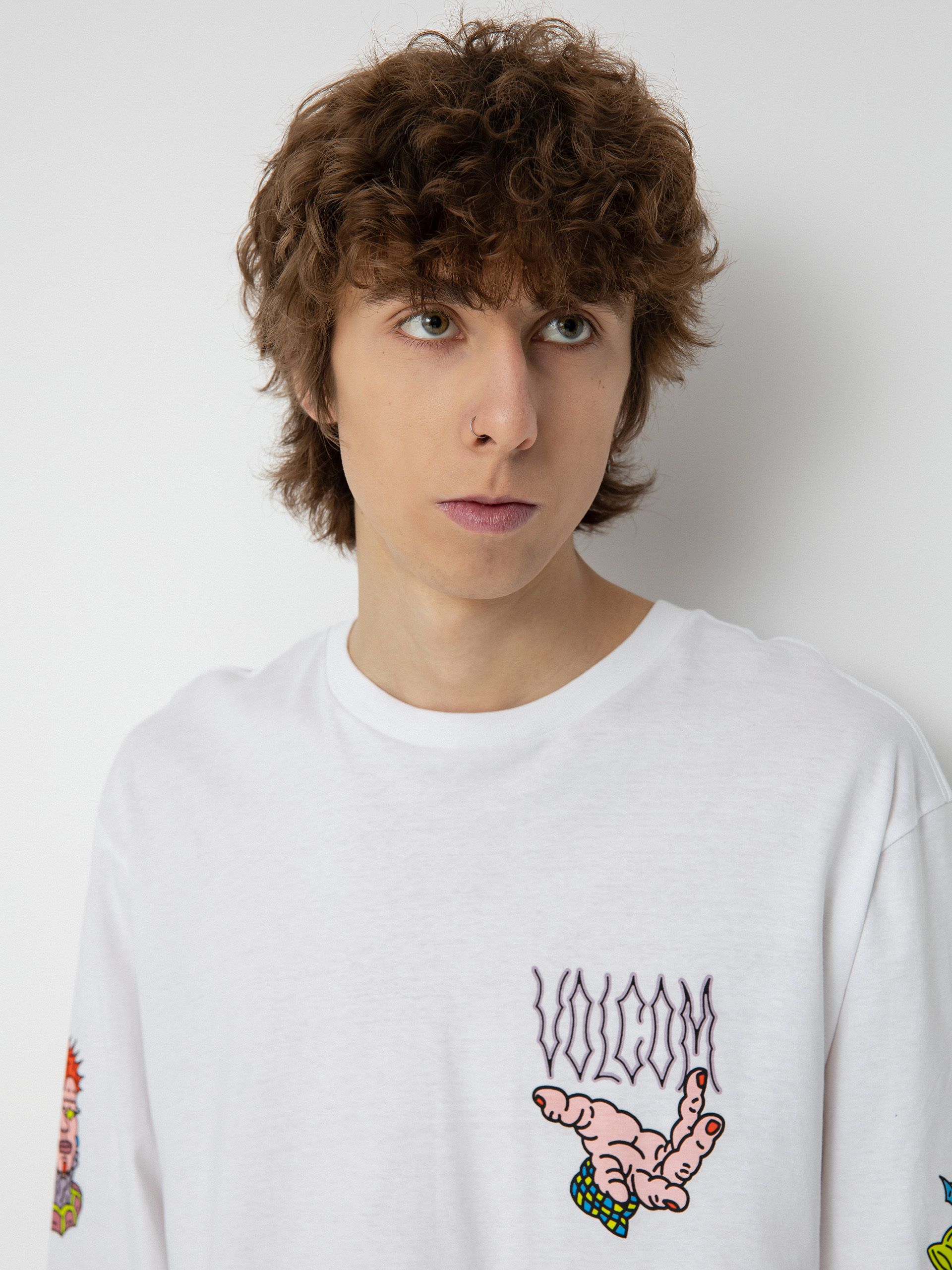 Volcom Connected Minds Hosszú ujjú felső (white)