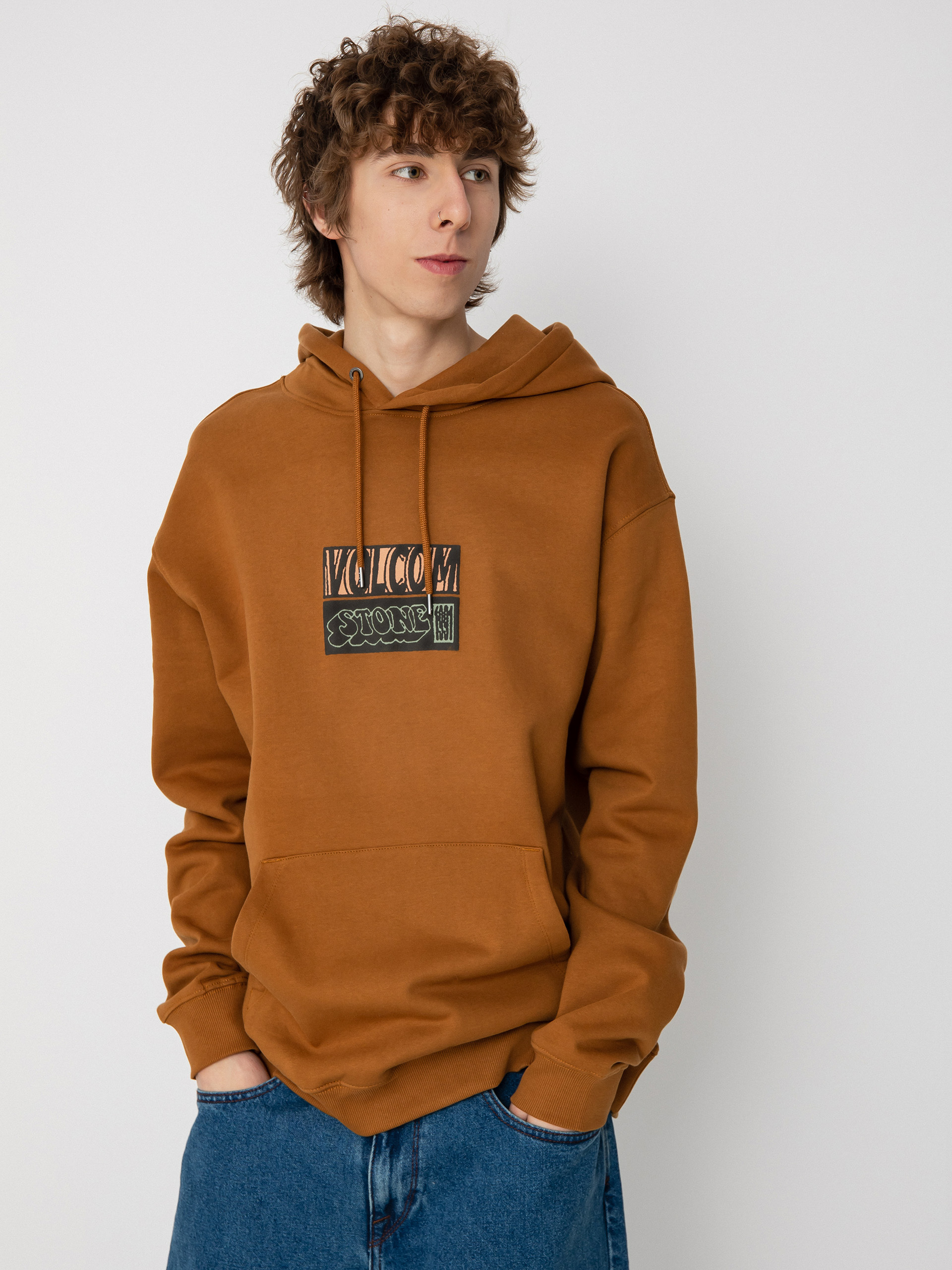 Volcom Puffstone HD Kapucnis pulóver (rubber)