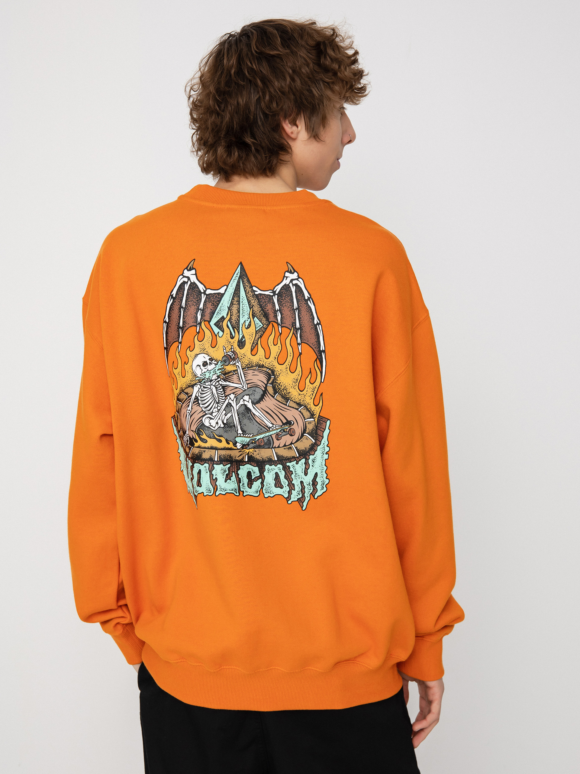 Volcom Nofing Pulóver (saffron)