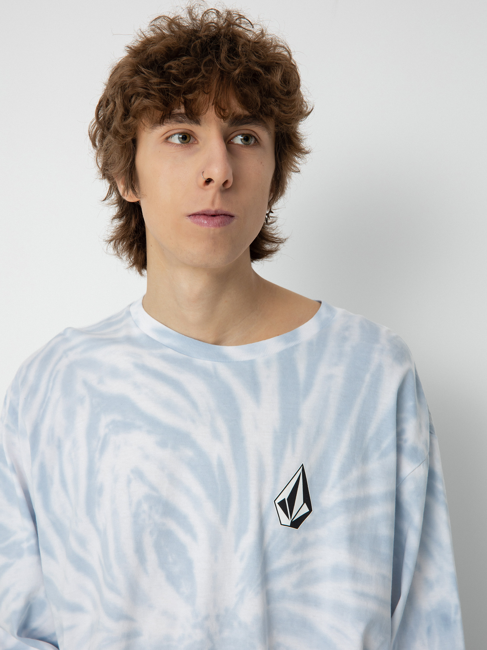 Volcom Iconic Stone Dye Hosszú ujjú felső (celestial blue)