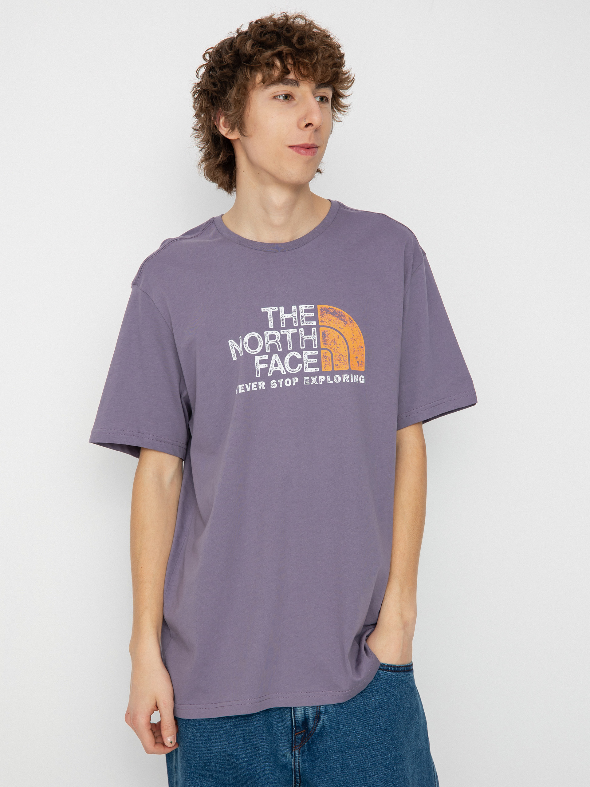 The North Face Rust 2 póló (lunar slate/dusty coral orange)