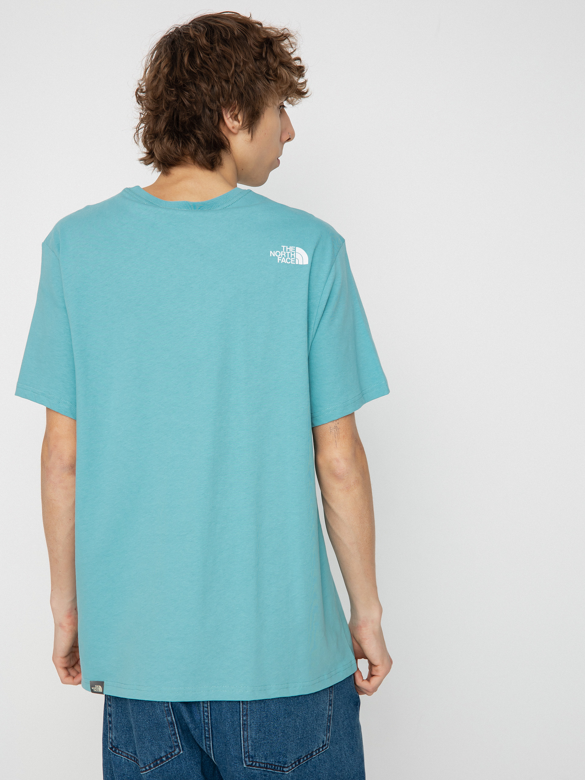 The North Face Mountain Line póló (reef waters/dusty coral orange)