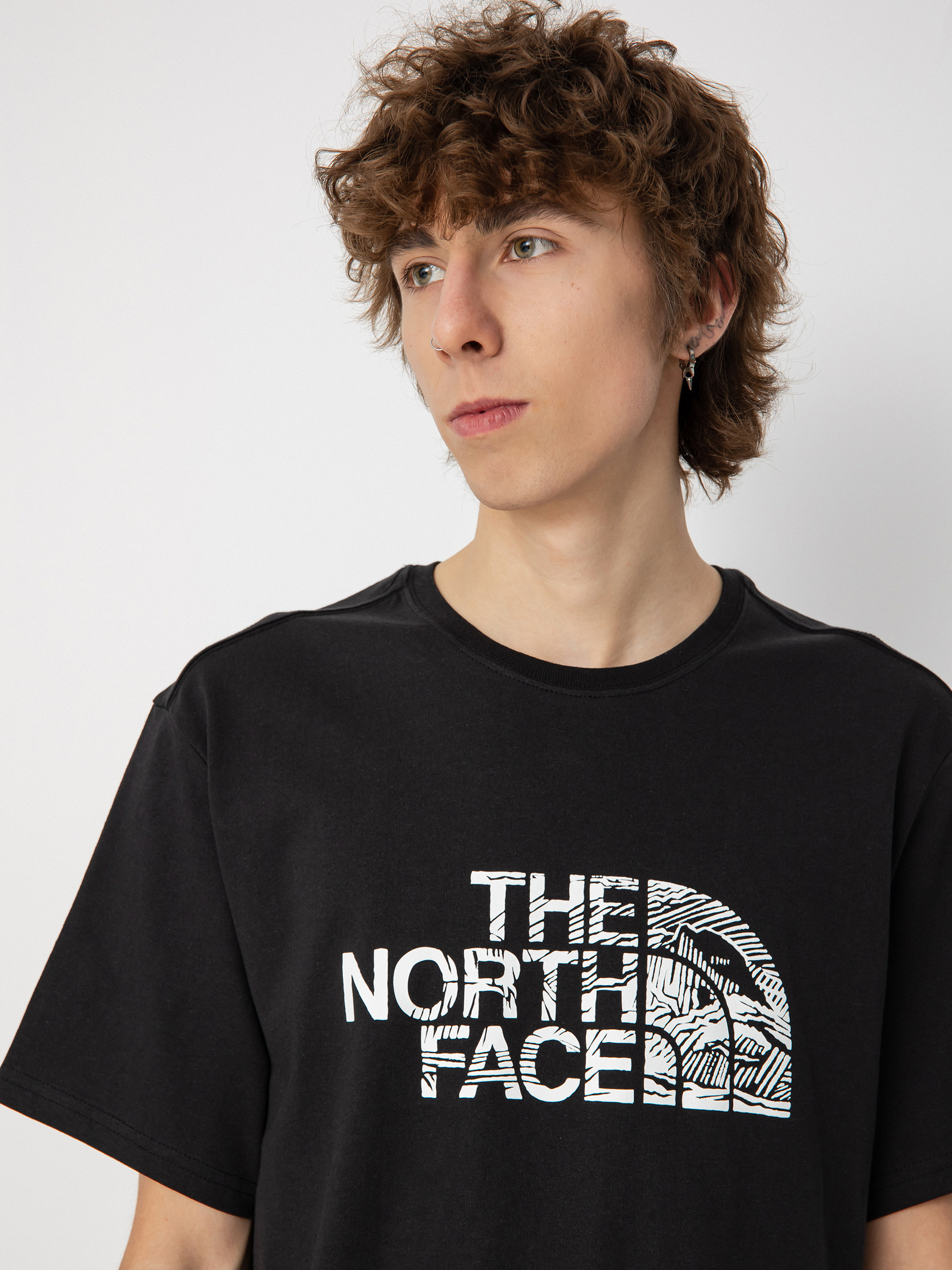 The North Face Woodcut Dome póló (tnf black)