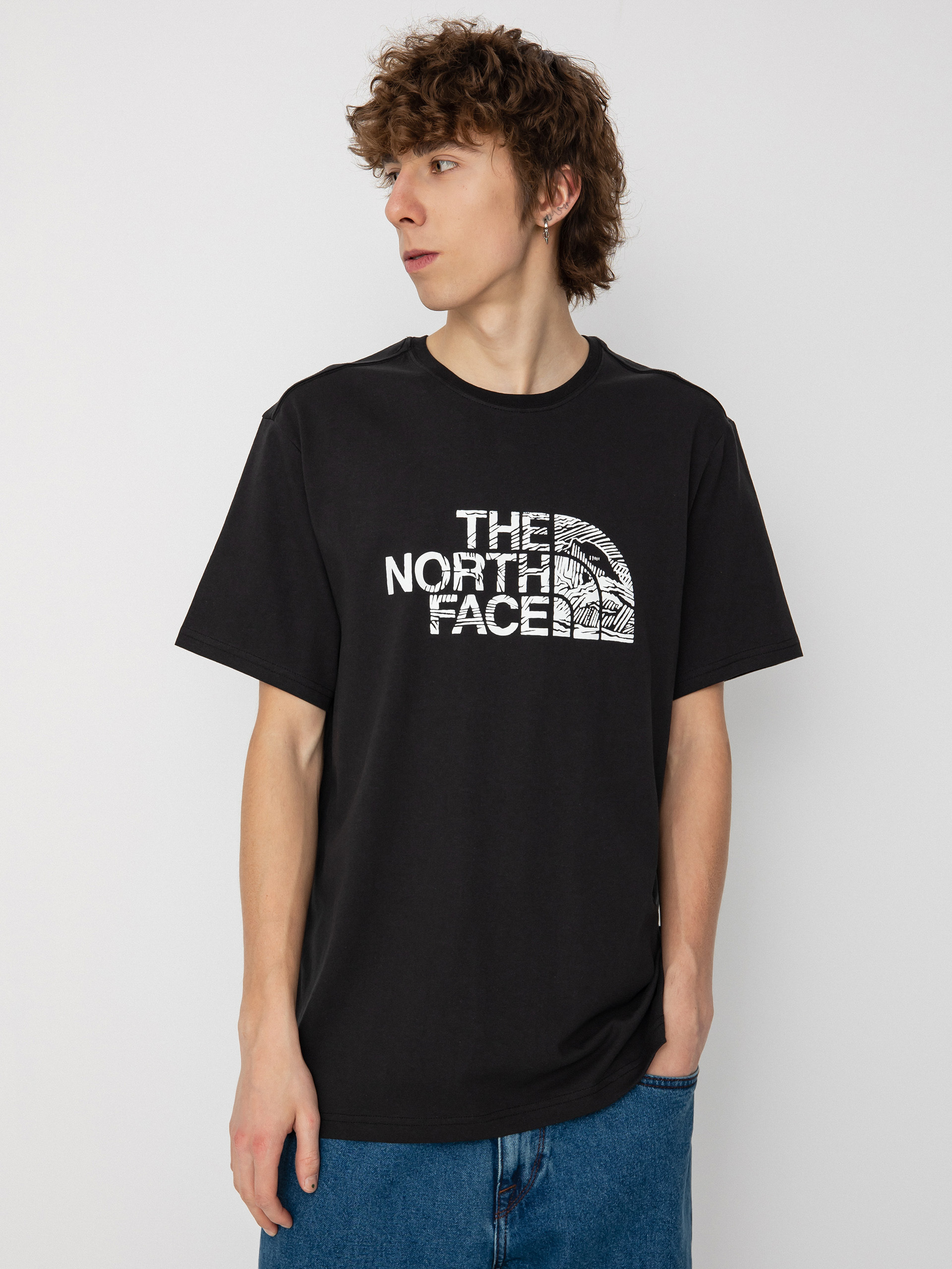 The North Face Woodcut Dome póló (tnf black)