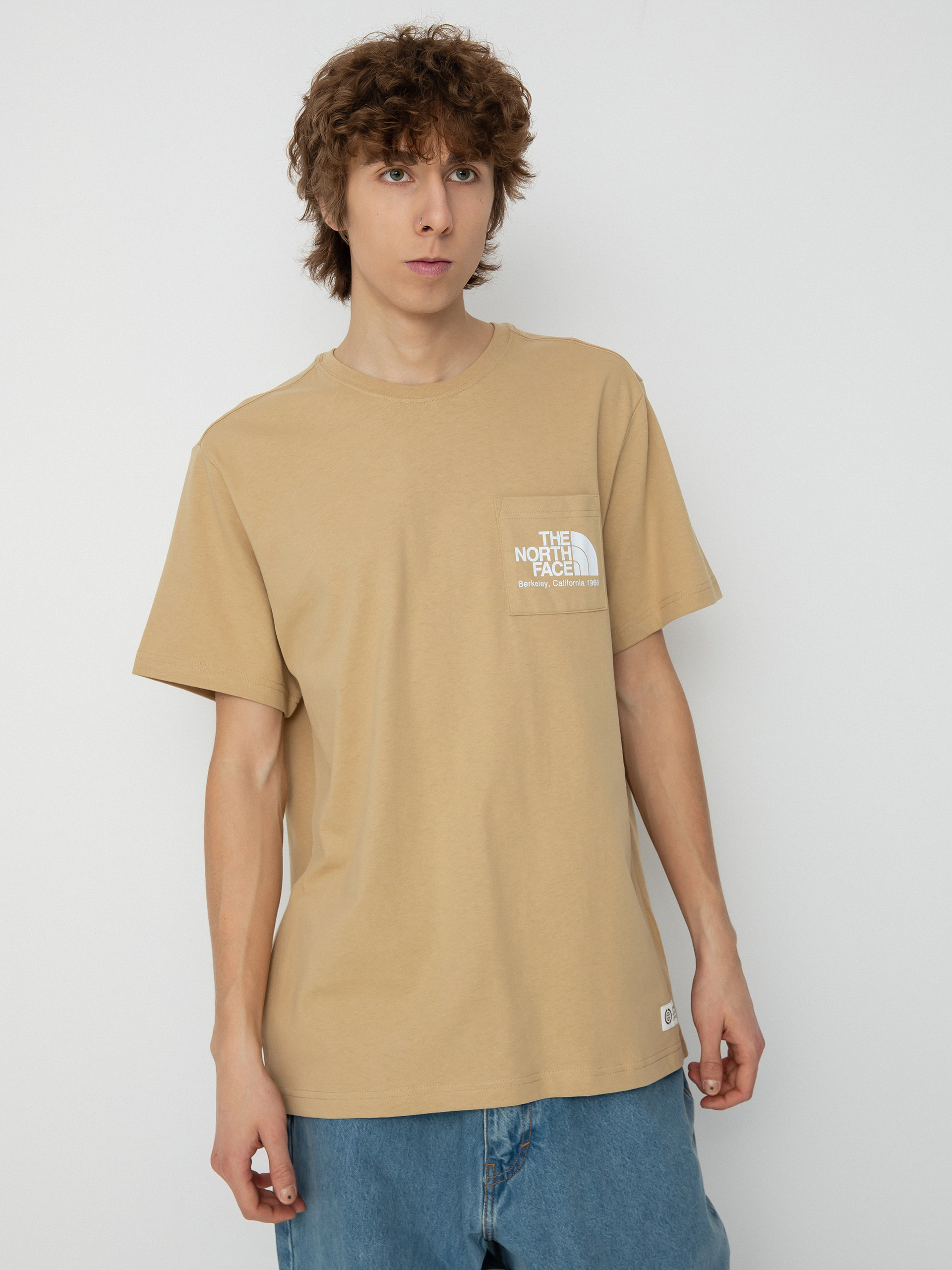 The North Face Berkeley California Pocket póló (khaki stone)