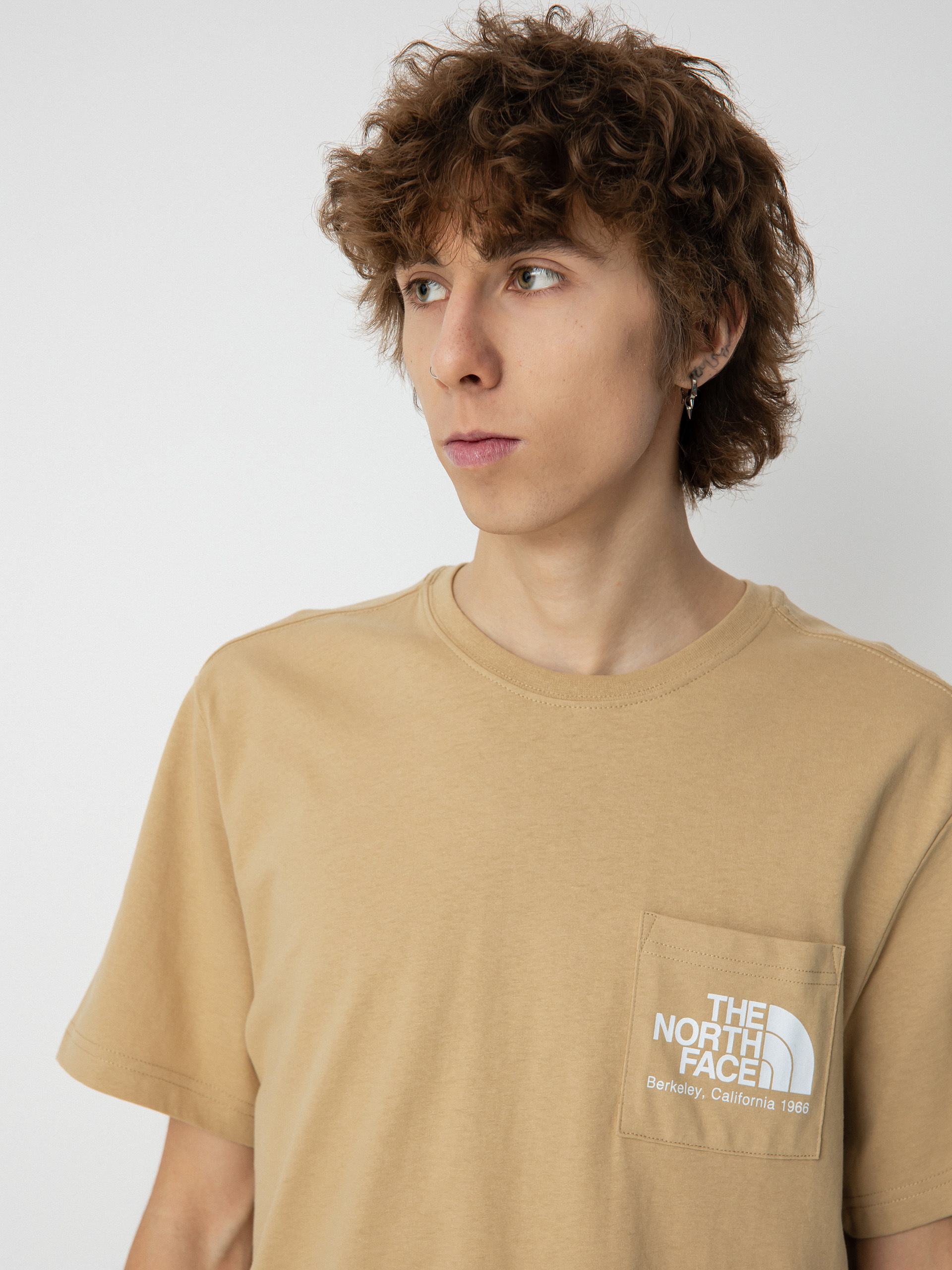 The North Face Berkeley California Pocket póló (khaki stone)