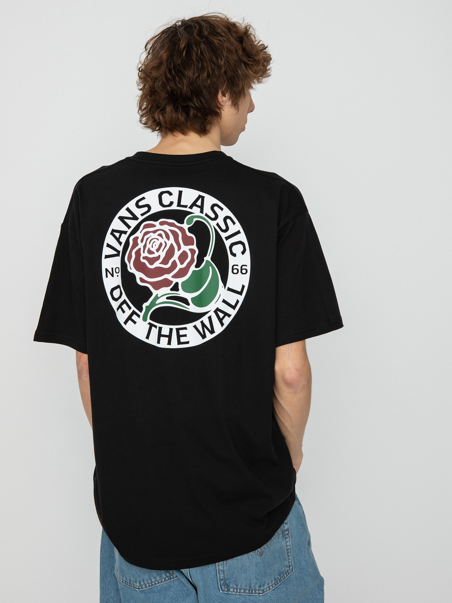 Vans Tried And True Rose póló (black)