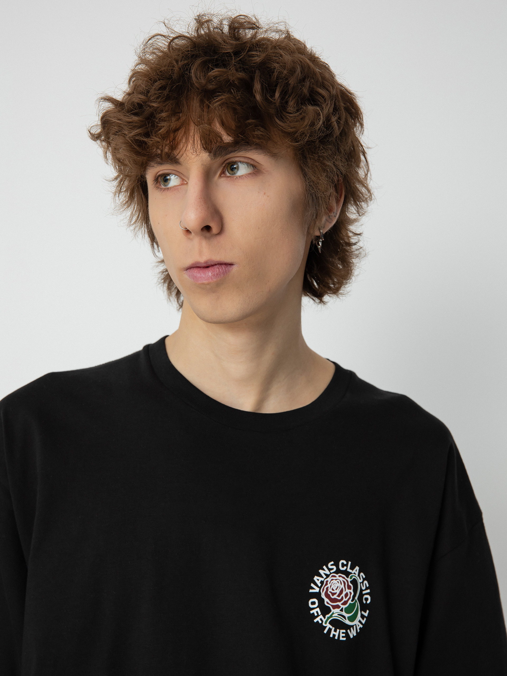 Vans Tried And True Rose póló (black)