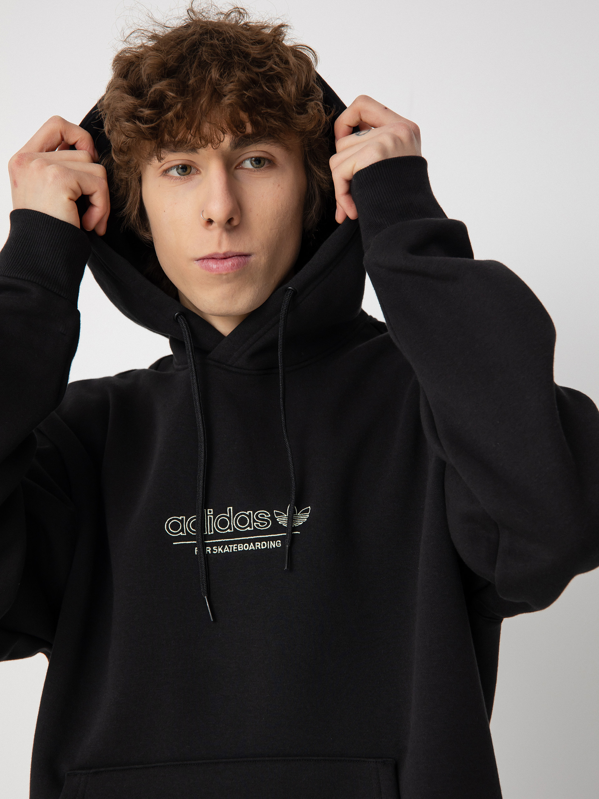 adidas 4.0 Strike HD Kapucnis pulóver (black/almlim)