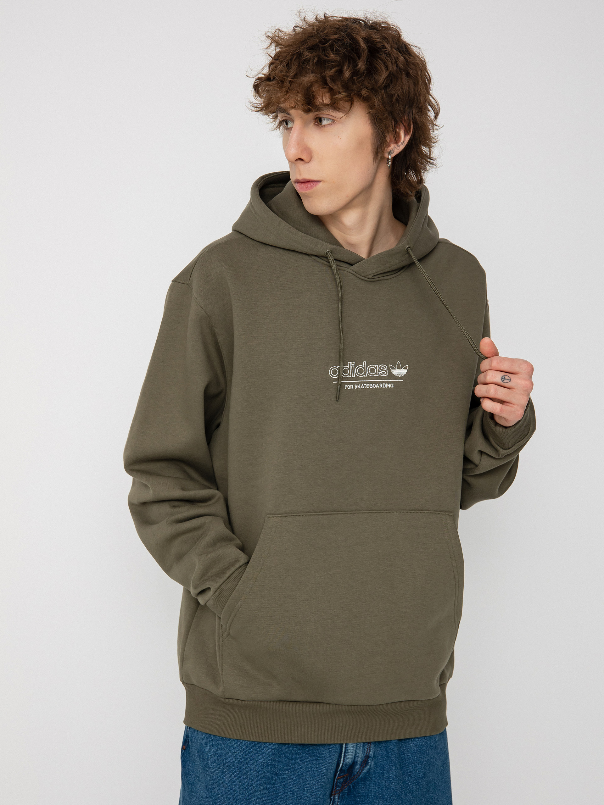 adidas 4.0 Strike HD Kapucnis pulóver (olistr/cwhite)