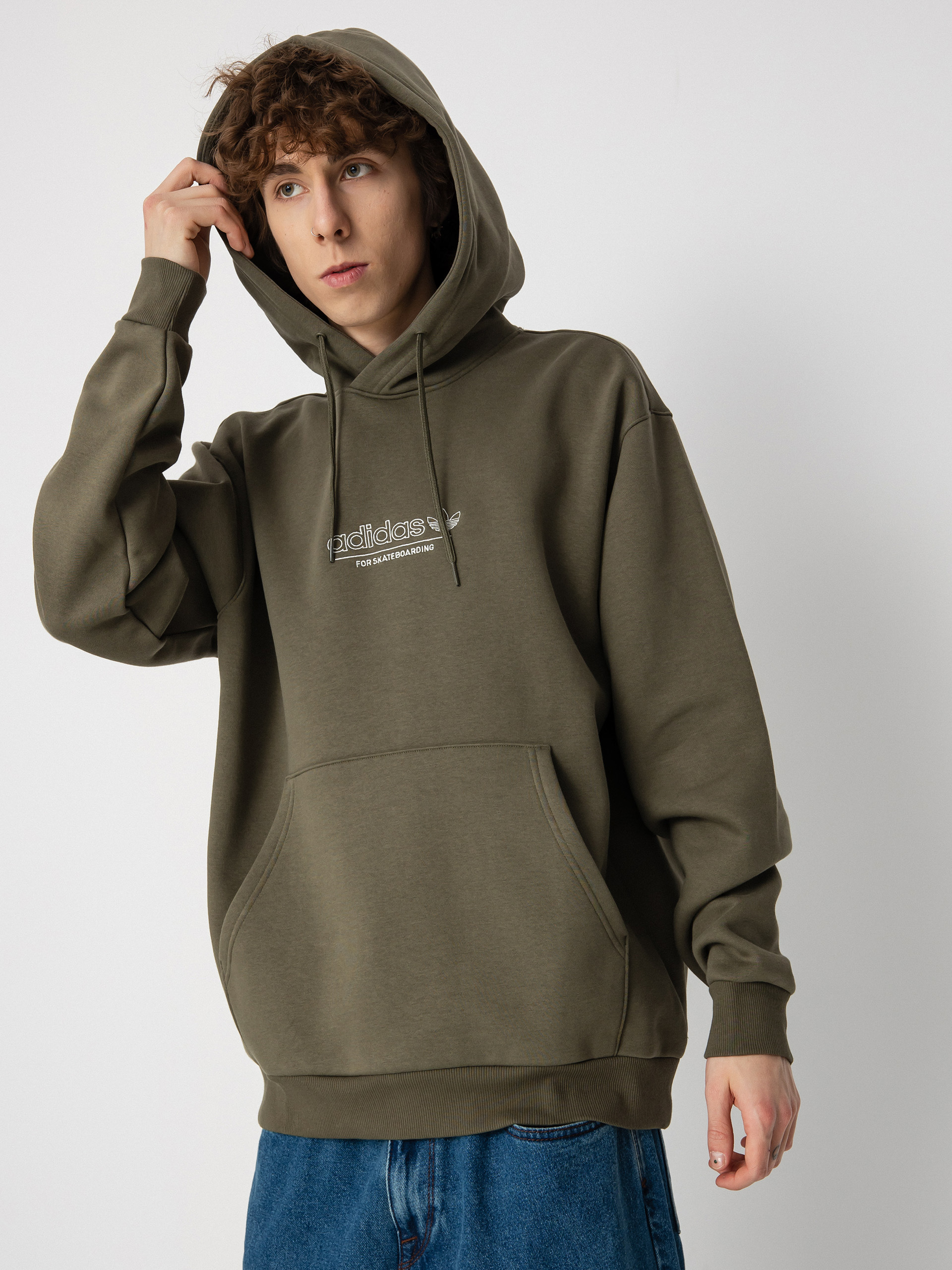 adidas 4.0 Strike HD Kapucnis pulóver (olistr/cwhite)