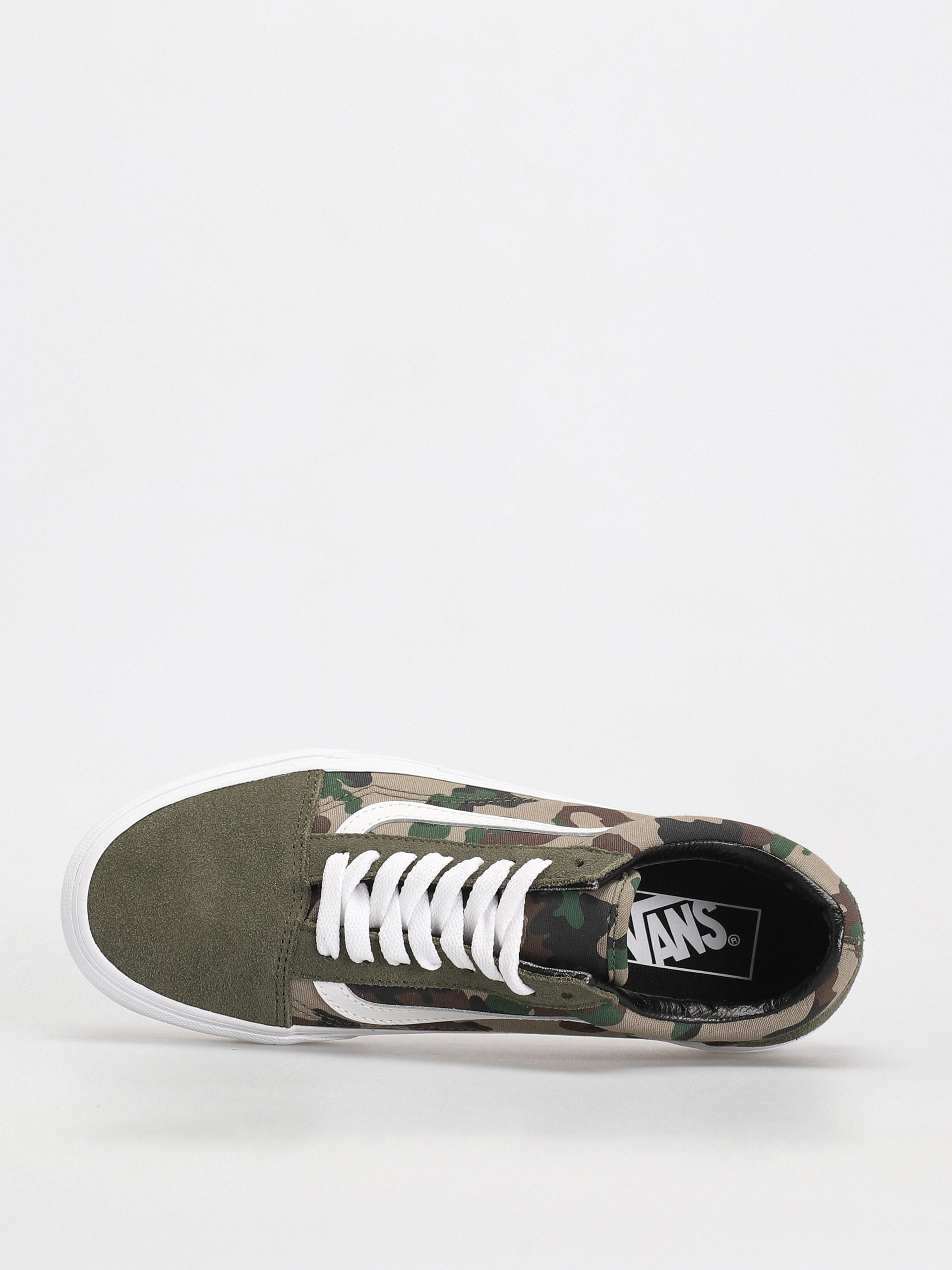 Vans Old Skool Cipők (camo olive/white)
