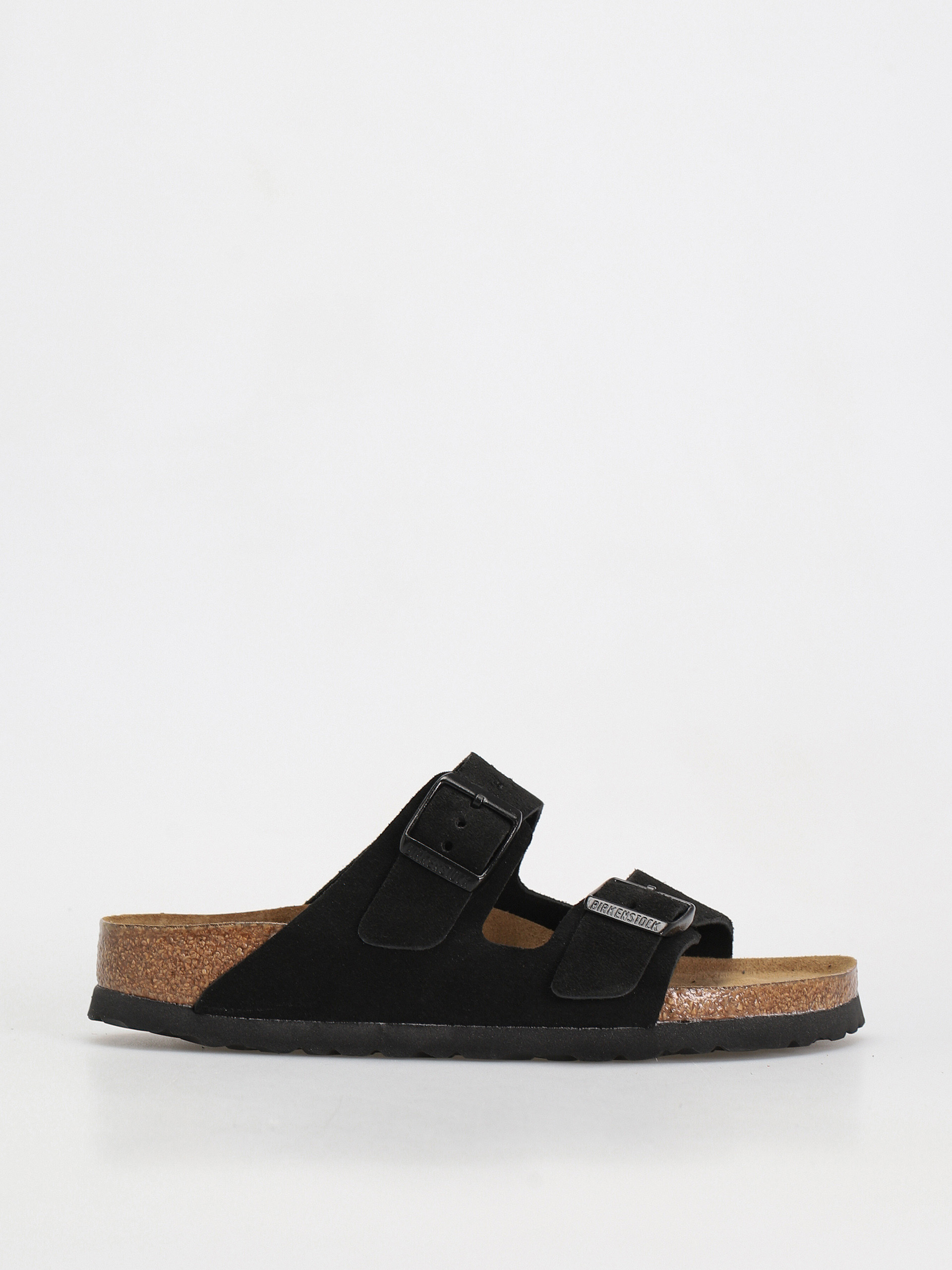 Birkenstock Arizona Suede Narrow Flip-flop papucsok Wmn (black)