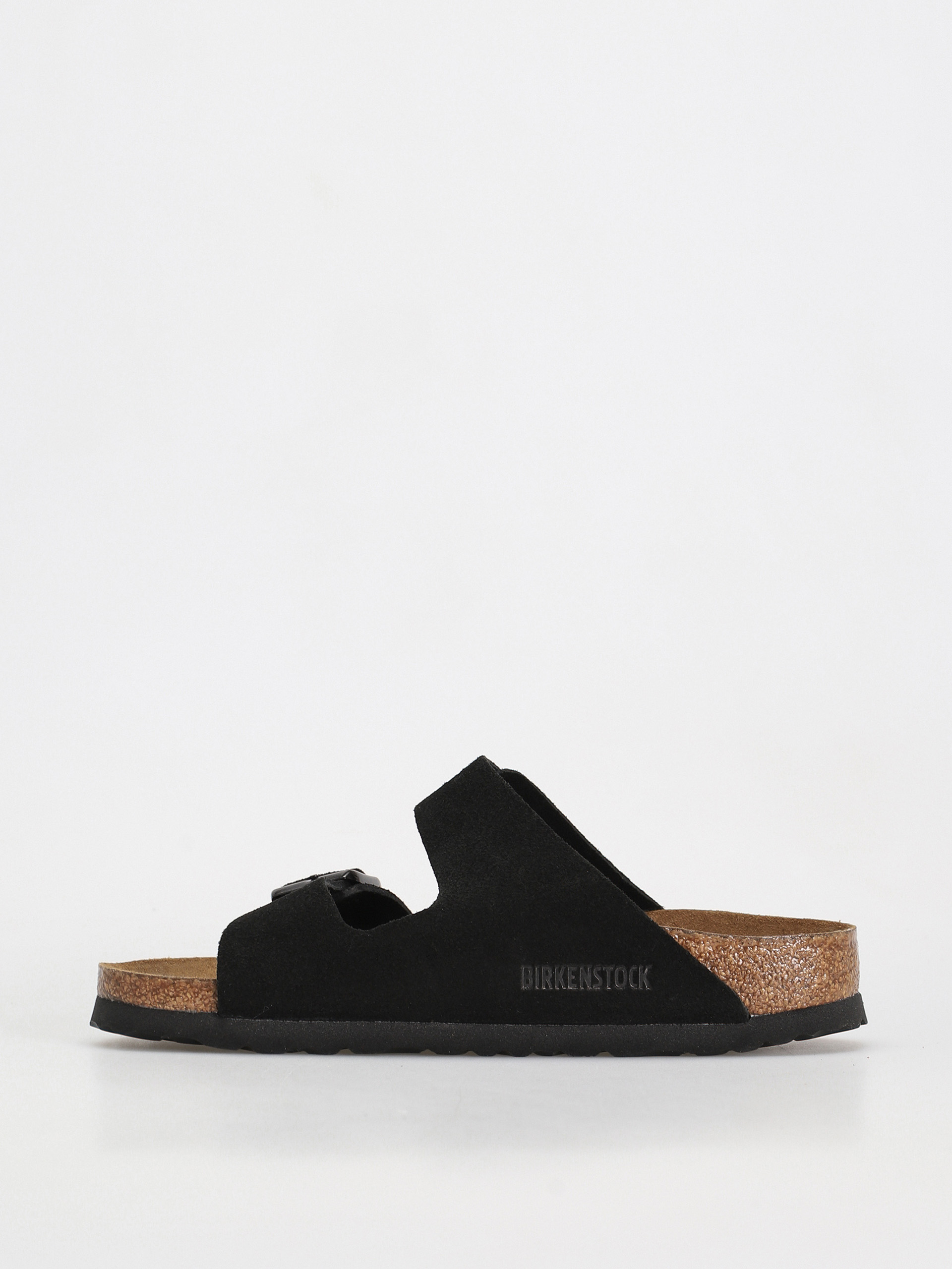 Birkenstock Arizona Suede Narrow Flip-flop papucsok Wmn (black)