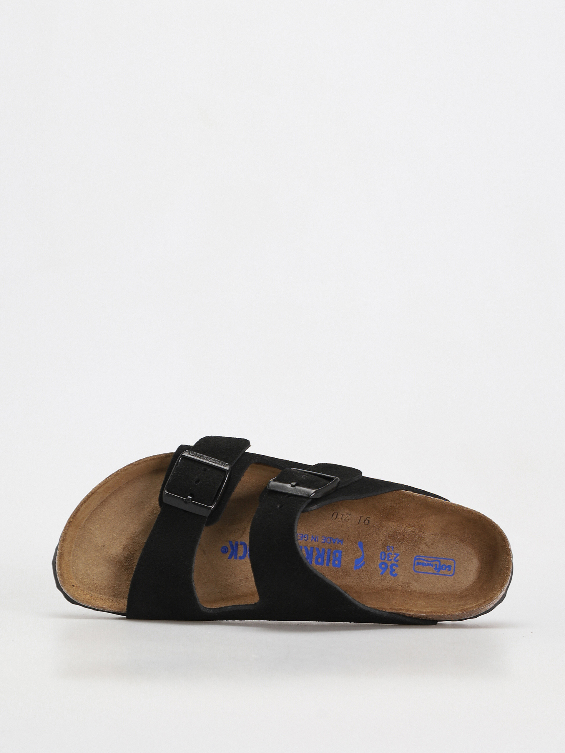 Birkenstock Arizona Suede Narrow Flip-flop papucsok Wmn (black)