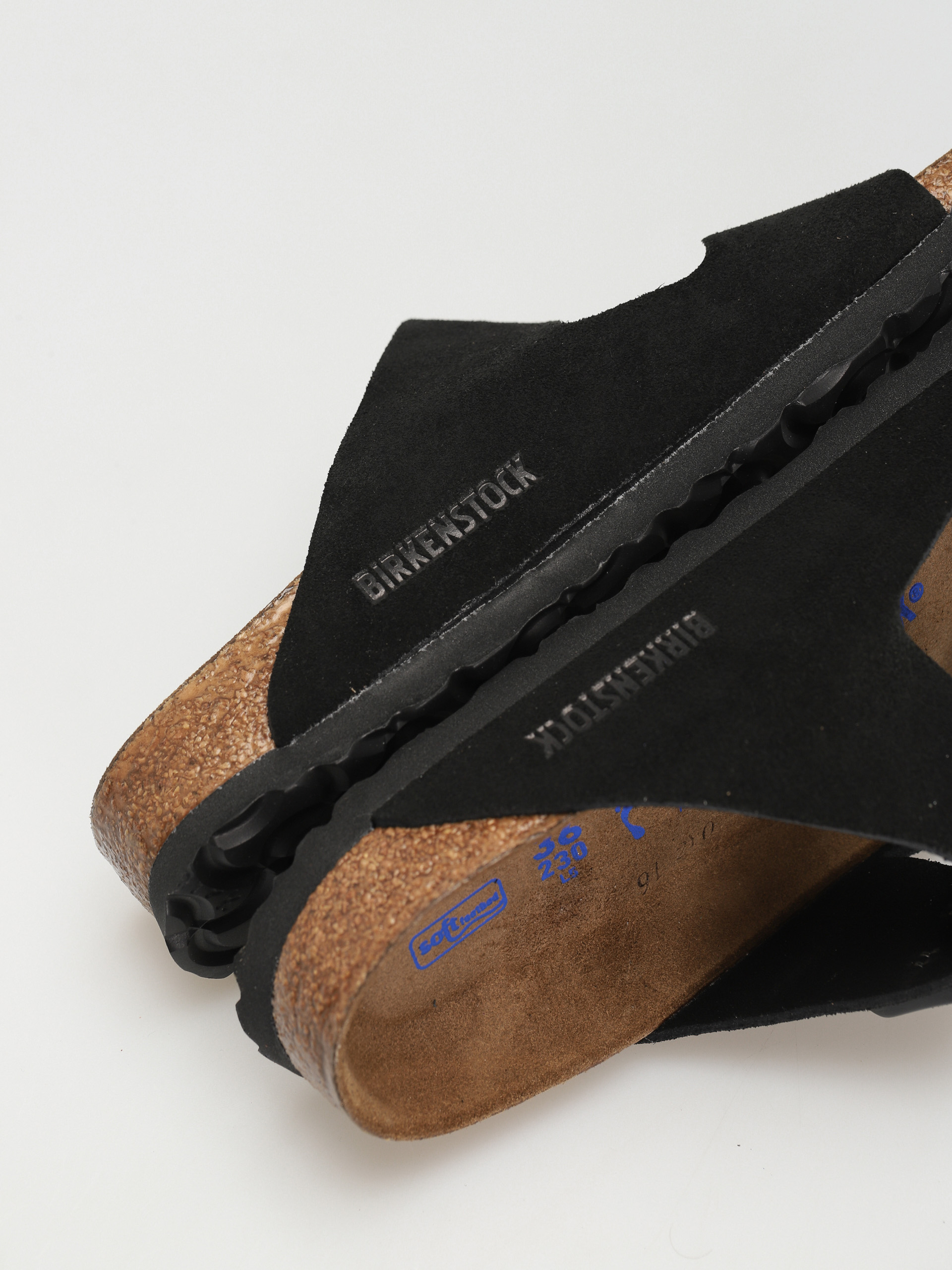 Birkenstock Arizona Suede Narrow Flip-flop papucsok Wmn (black)