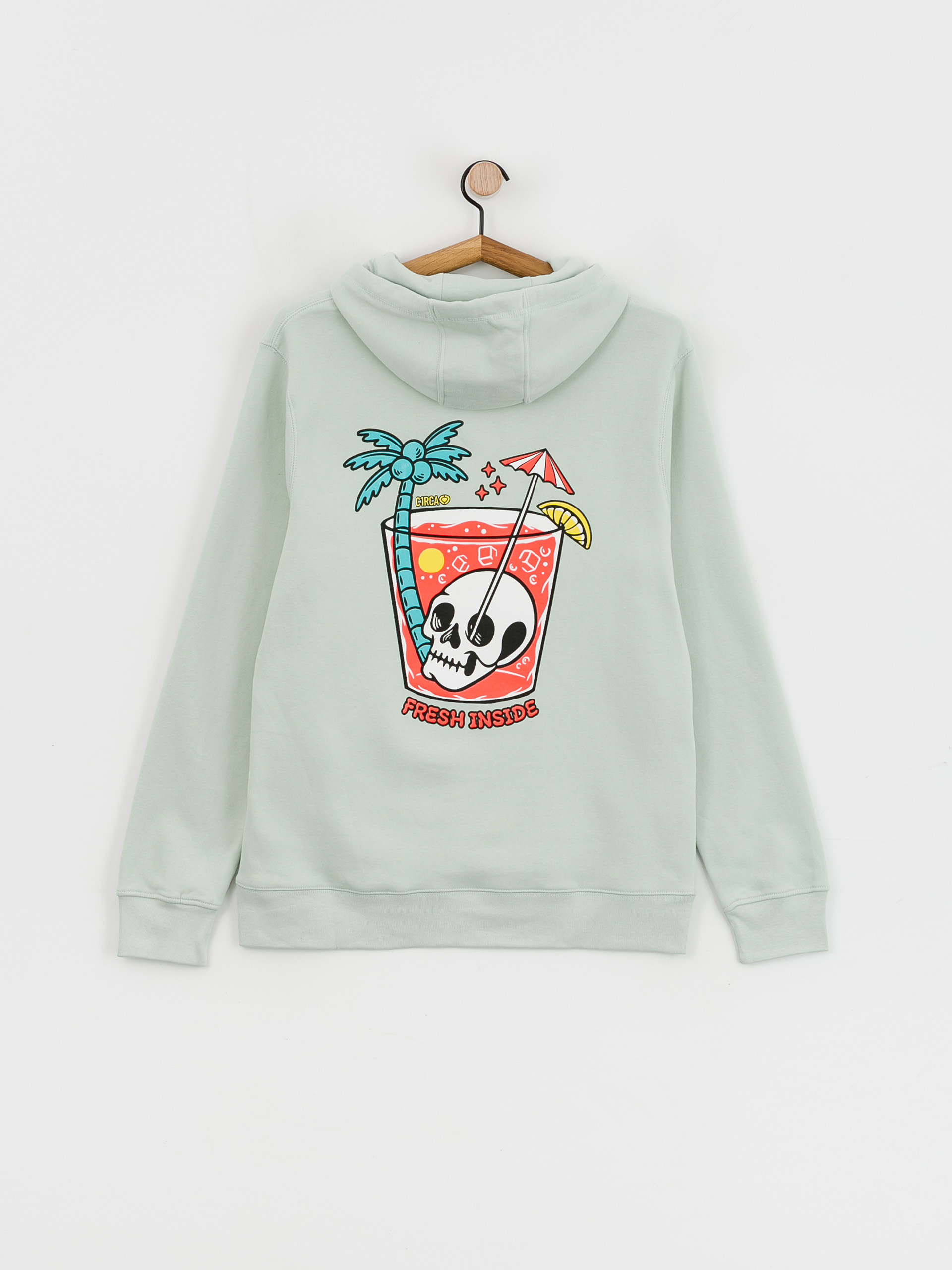 Circa Fresh Inside HD Kapucnis pulóver (aqua green)