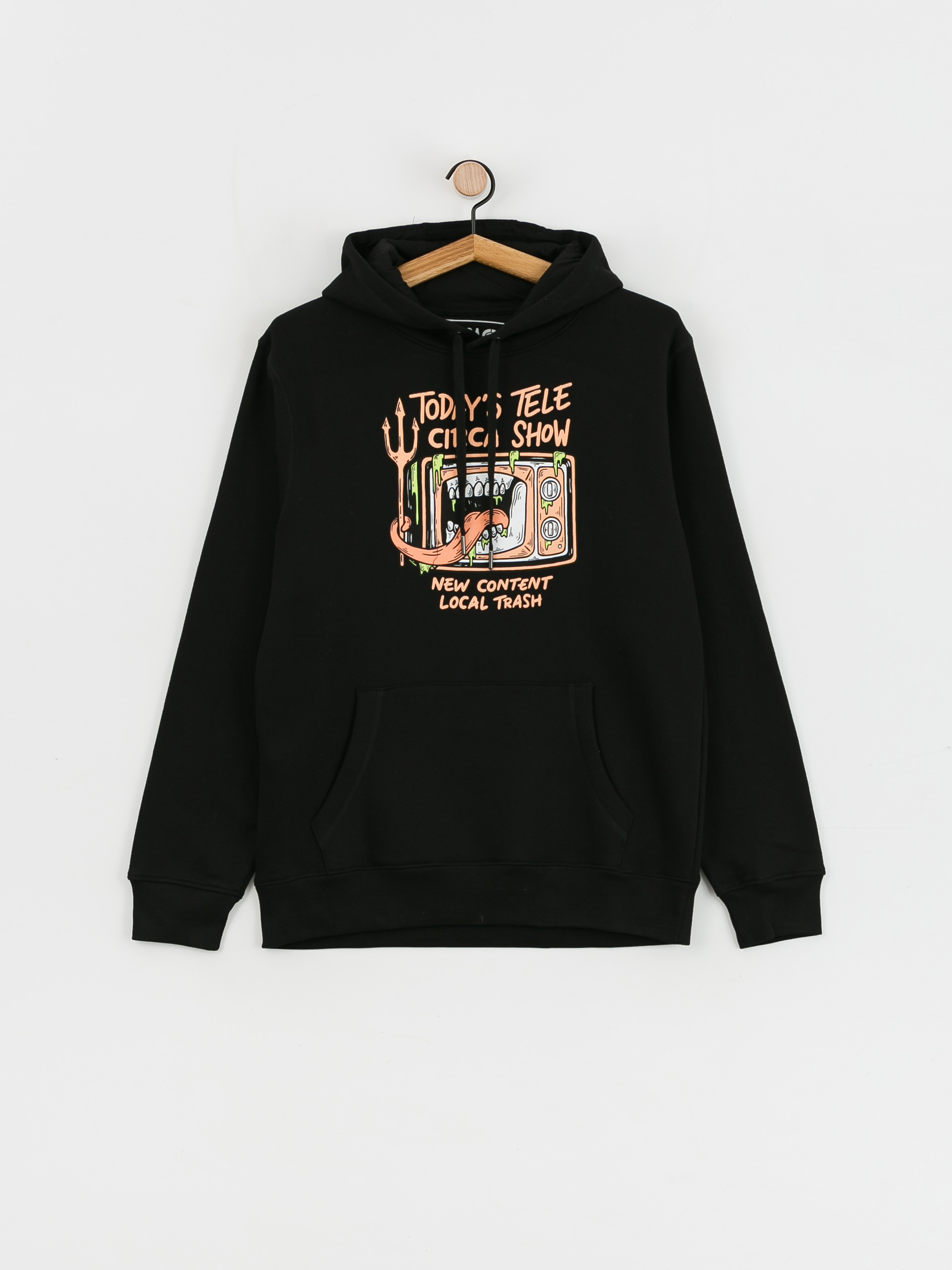 Circa Telec1Rca HD Kapucnis pulóver (black)