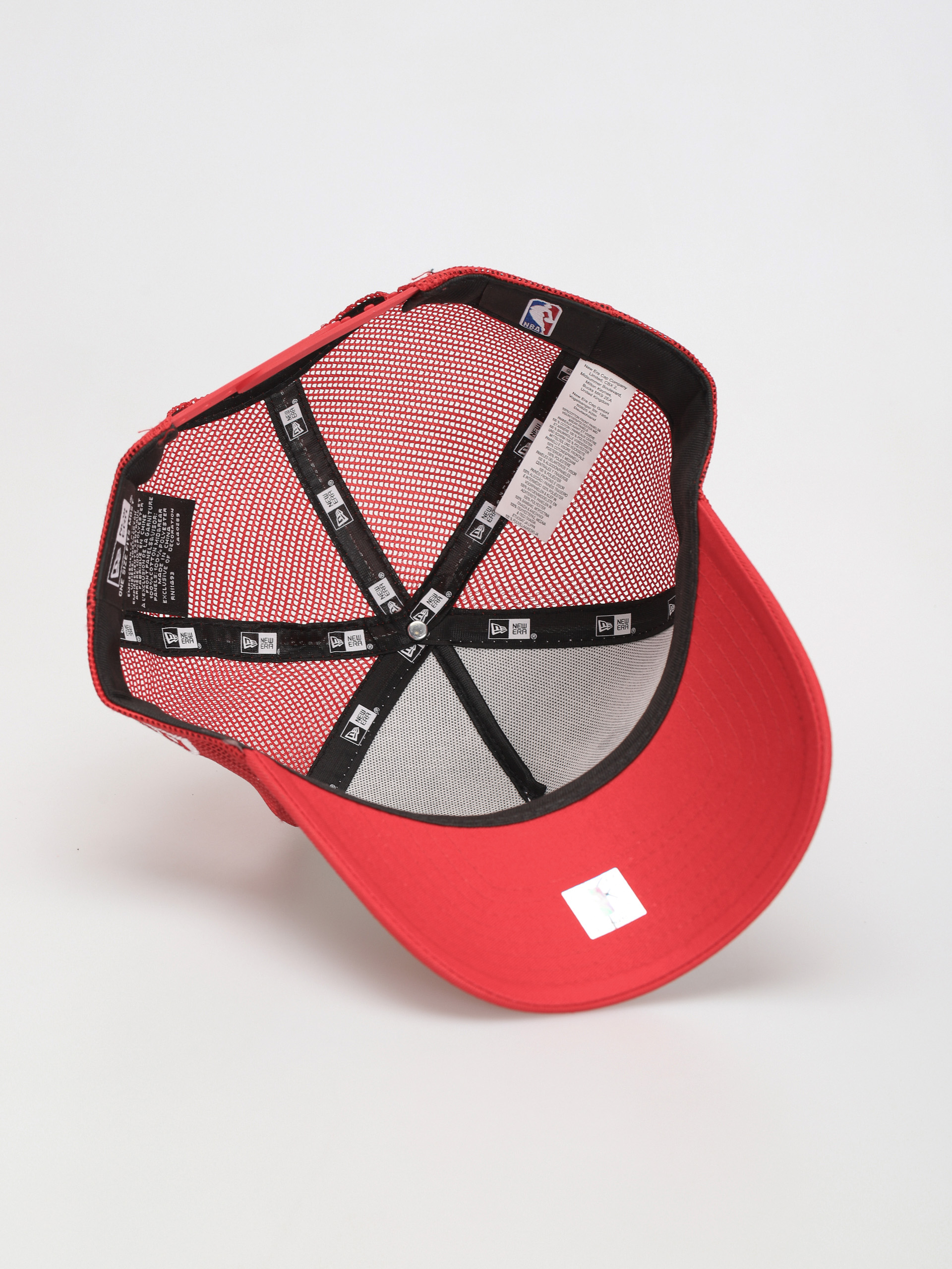 New Era Team Colour Block Trucker Chicago Bulls Baseball sapka (white/red)