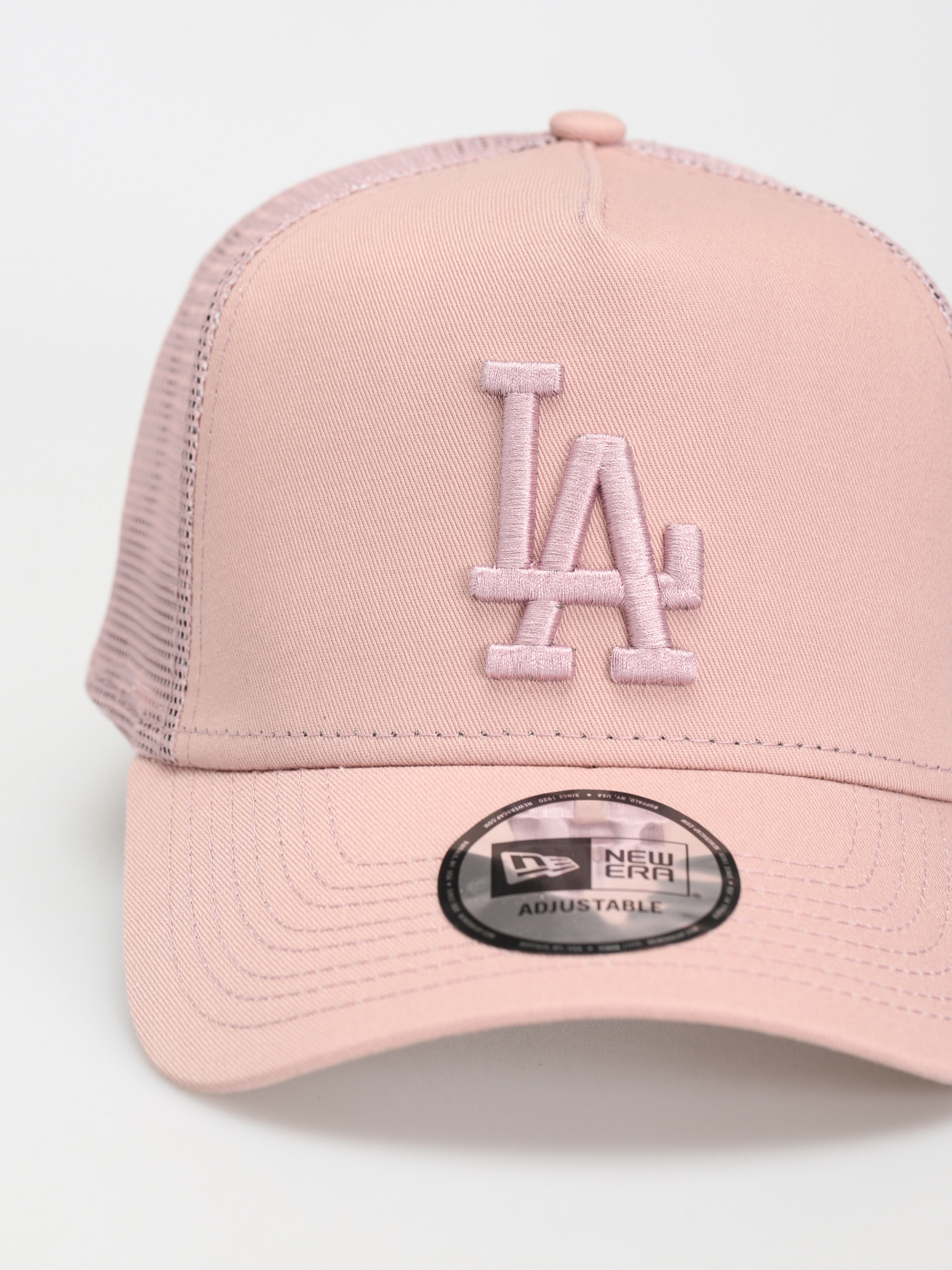 New Era Tonal Mesh Trucker Los Angeles Dodgers Baseball sapka (pink)