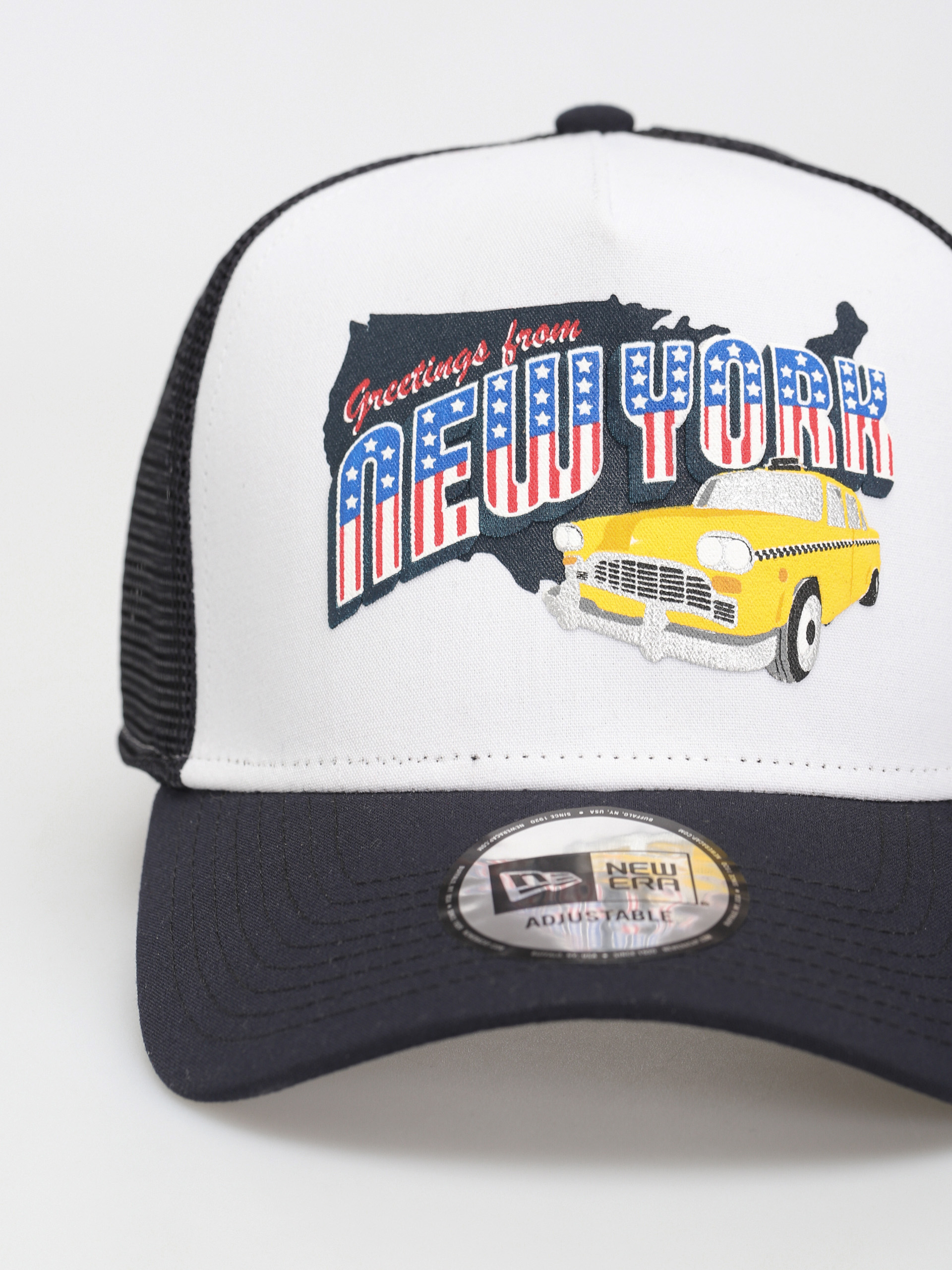 New Era US State Wordmark Trucker Baseball sapka (navy/white)