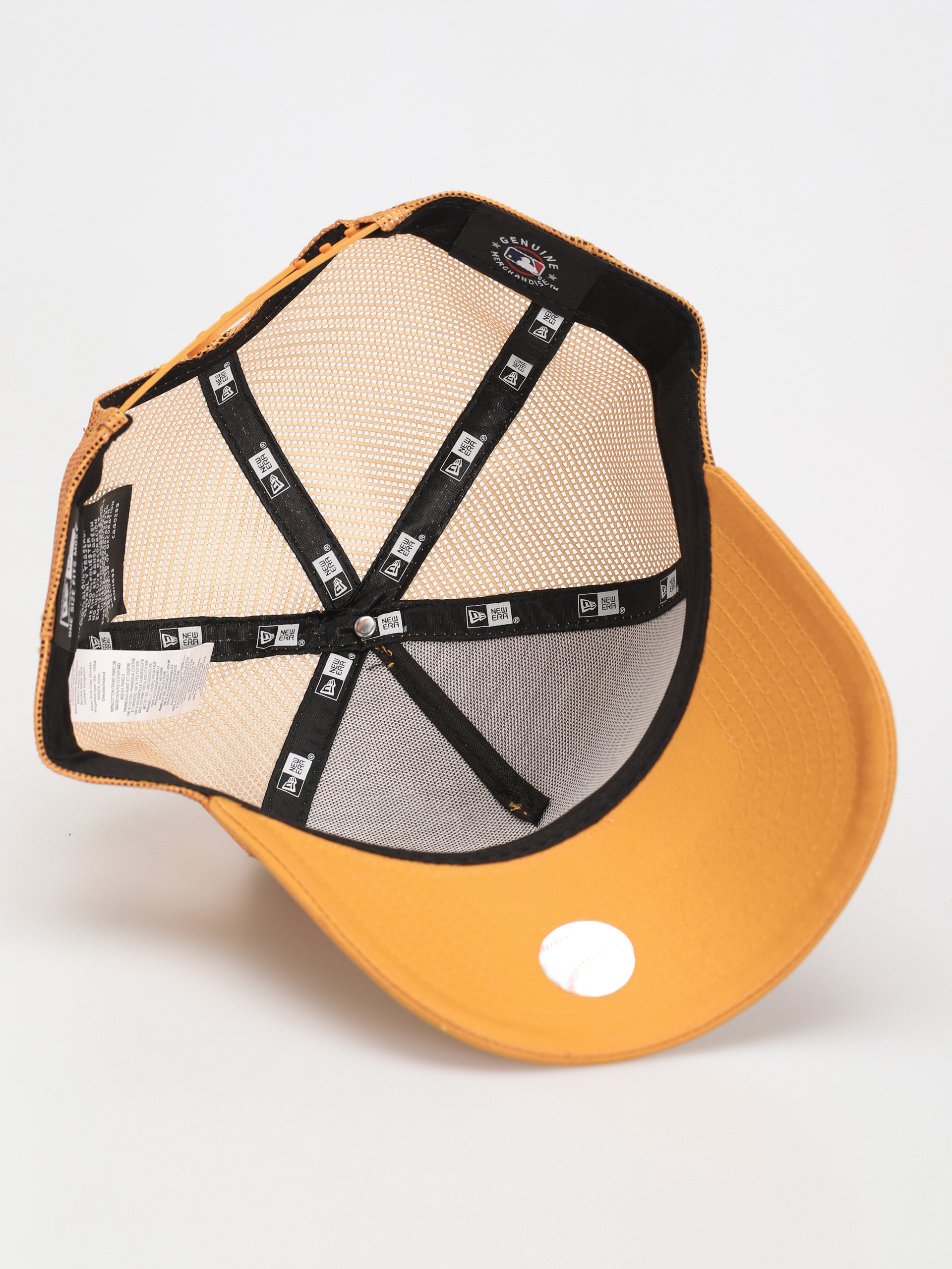 New Era Tonal Mesh Trucker New York Yankees Baseball sapka (yellow)