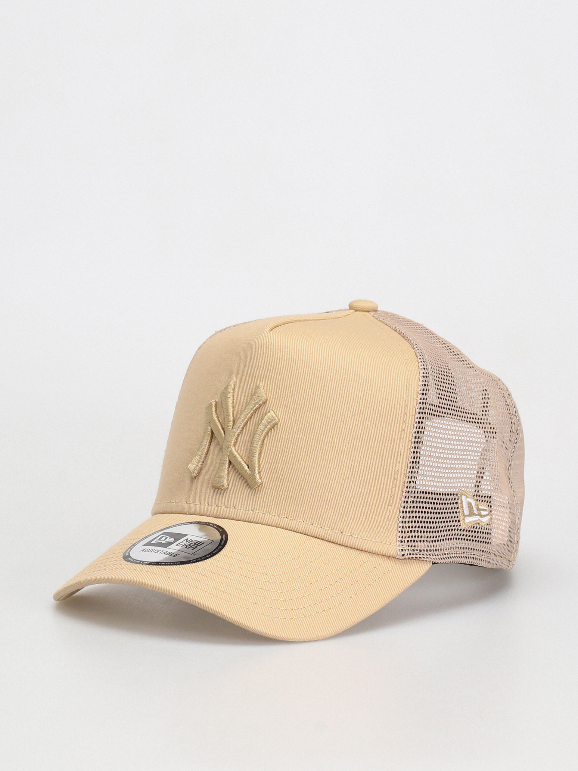 New Era Tonal Mesh Trucker New York Yankees Baseball sapka (oatmeal)
